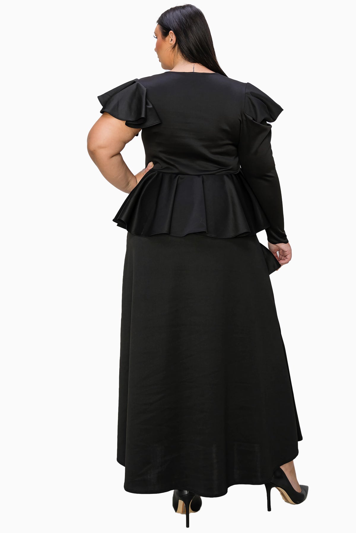 Vivienne Ruffled Maxi Dress