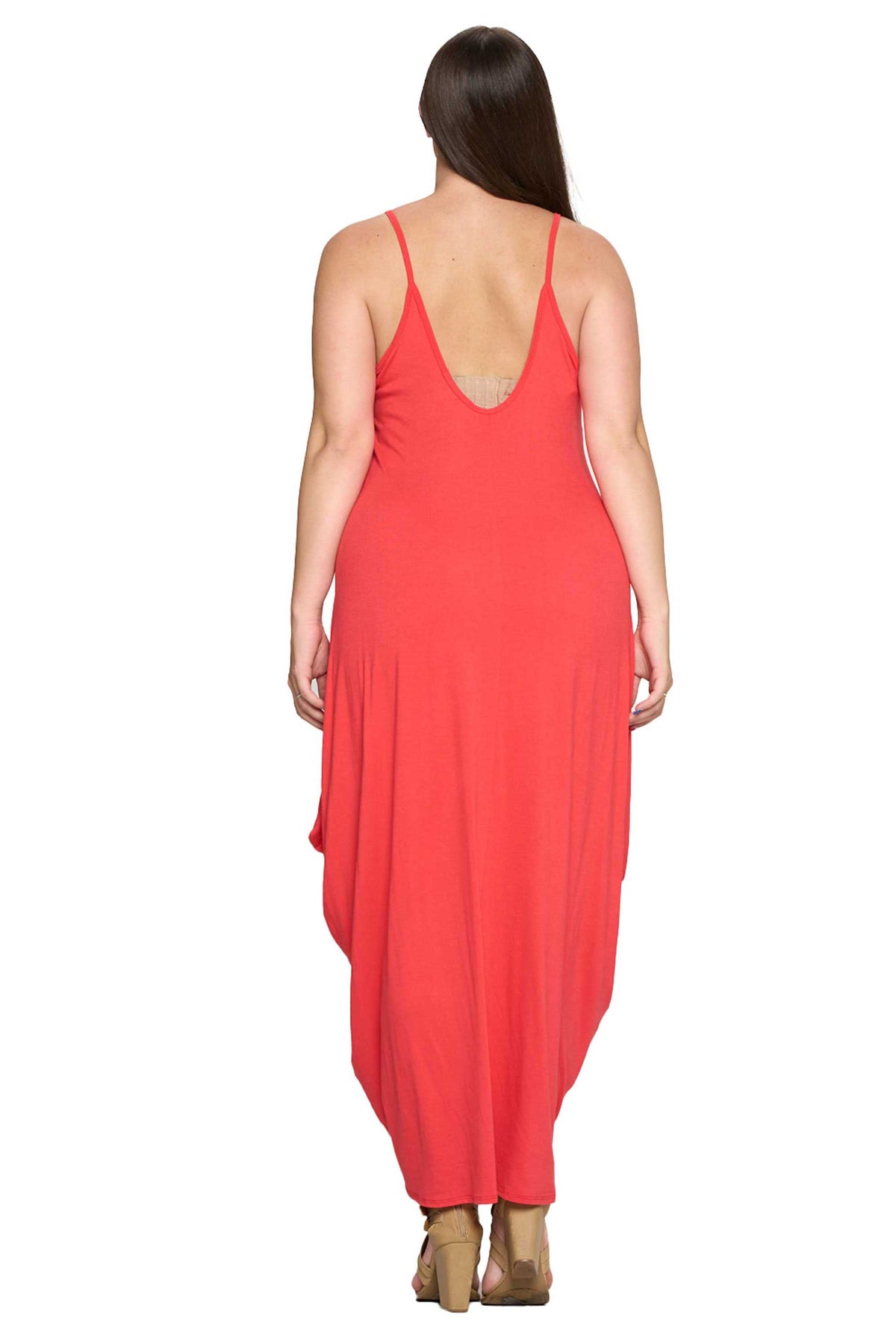 Spaghetti Strap Harem Dress - L I V D