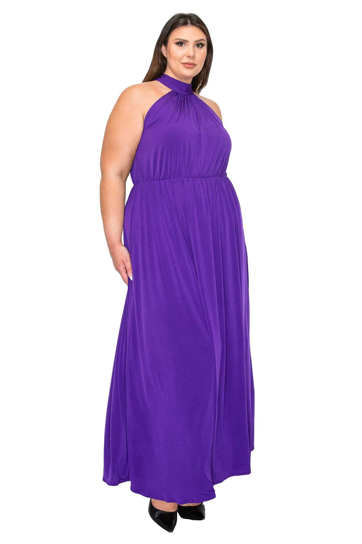 Alexis Halter Neck Maxi Dress