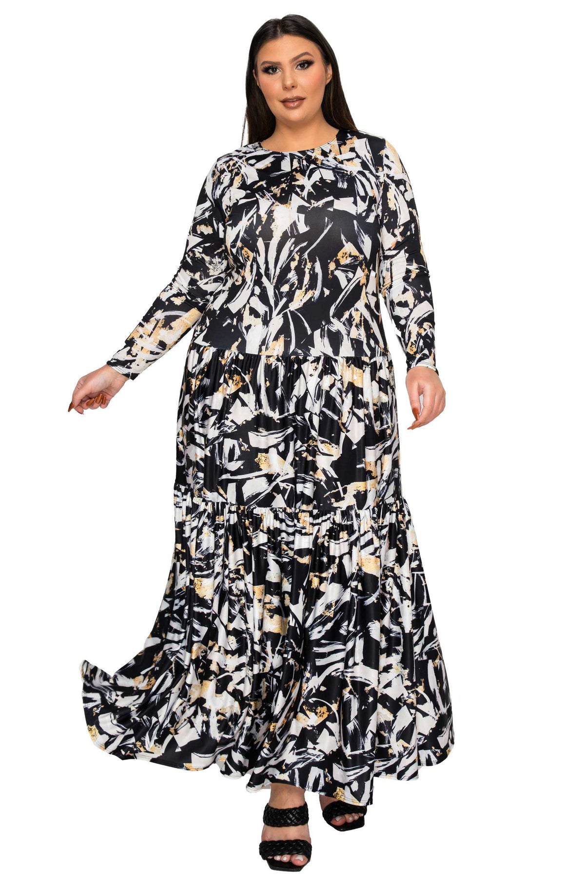 Zimmern Tiered Maxi Dress