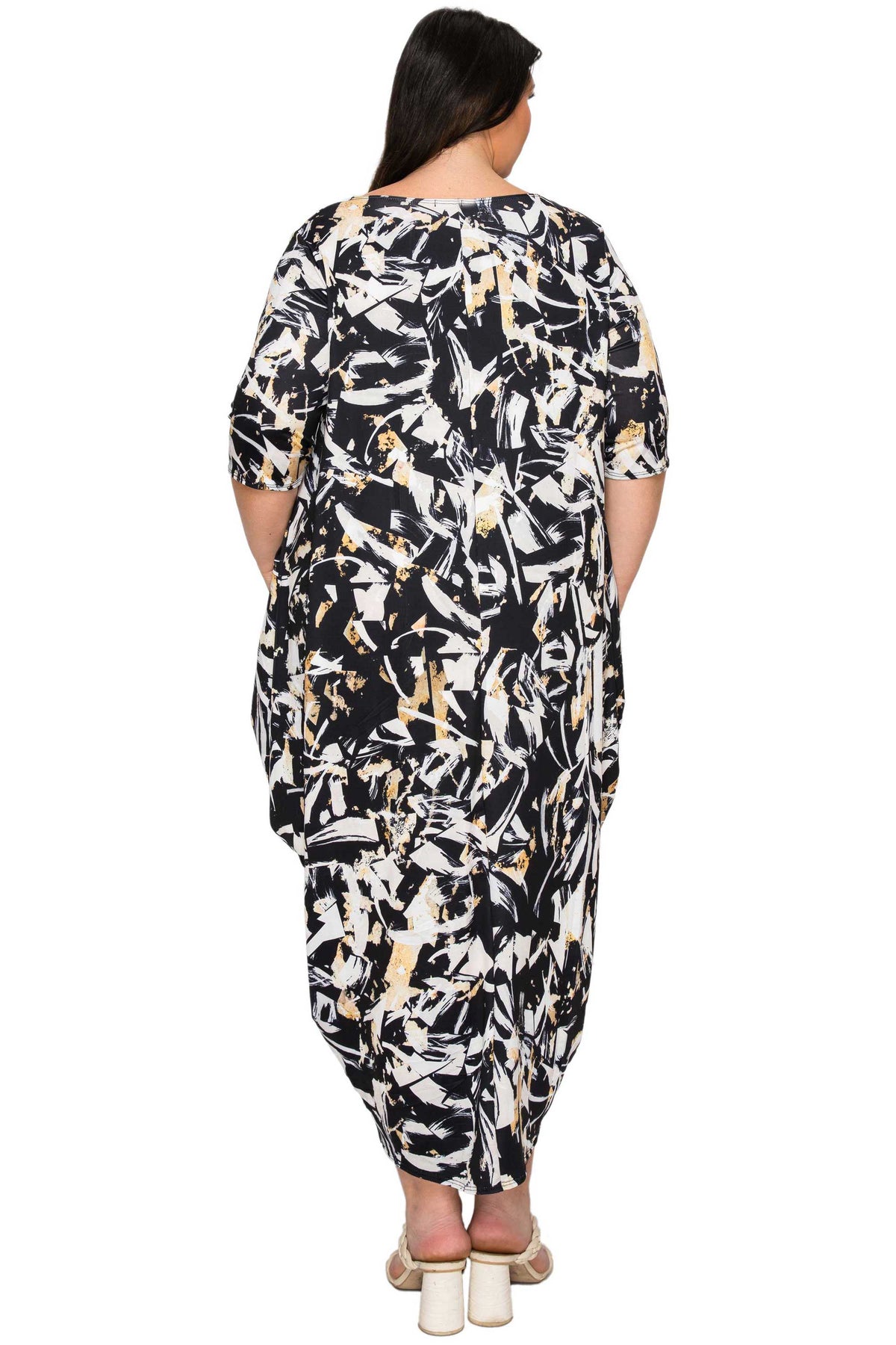 Brielle Bubble Hem Pocket Dress