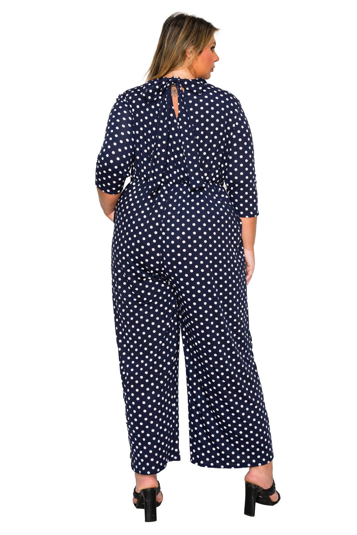 Lunette Dot Wide Leg Jumpsuit
