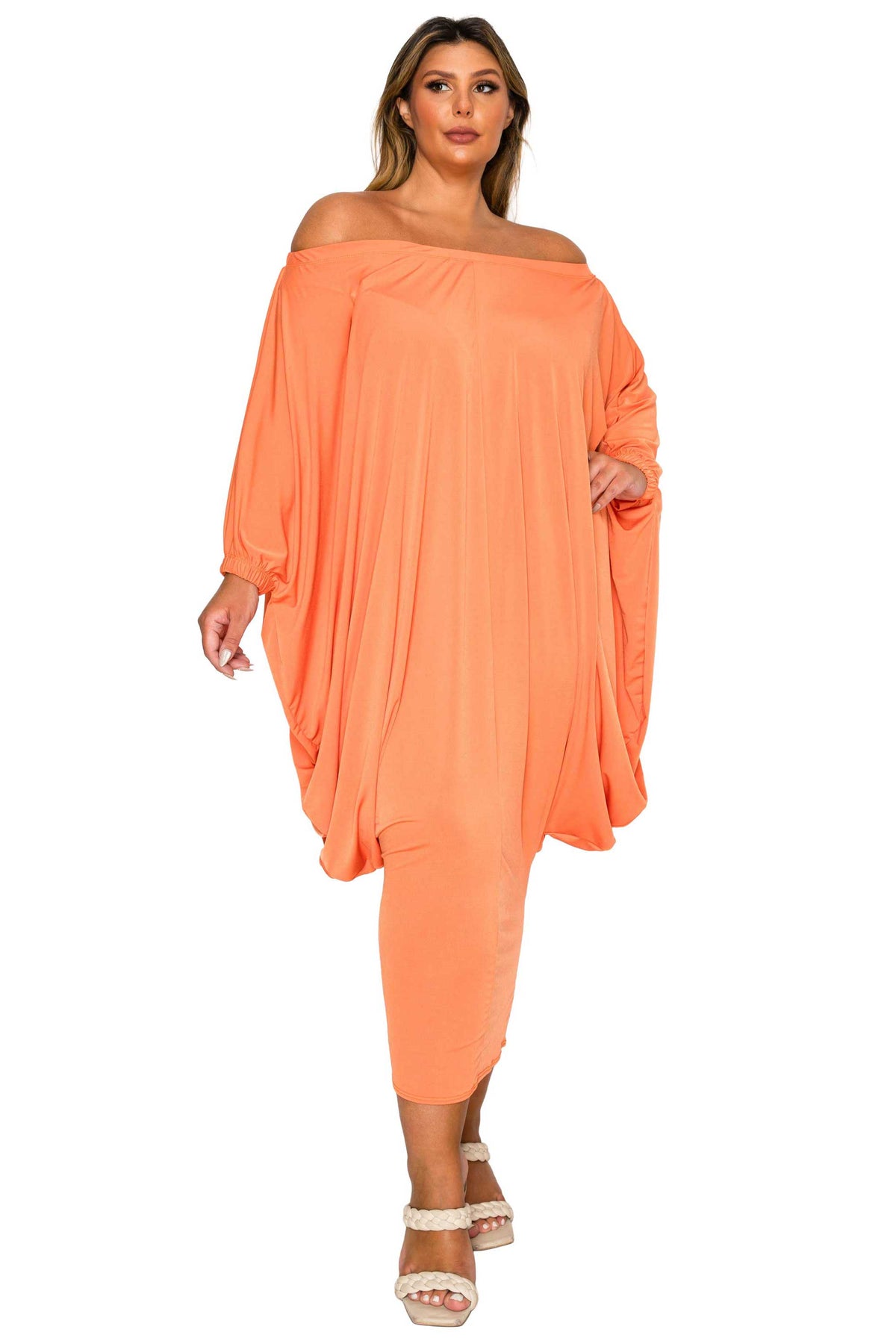 Eero Off Shoulder Taper Hem Dress