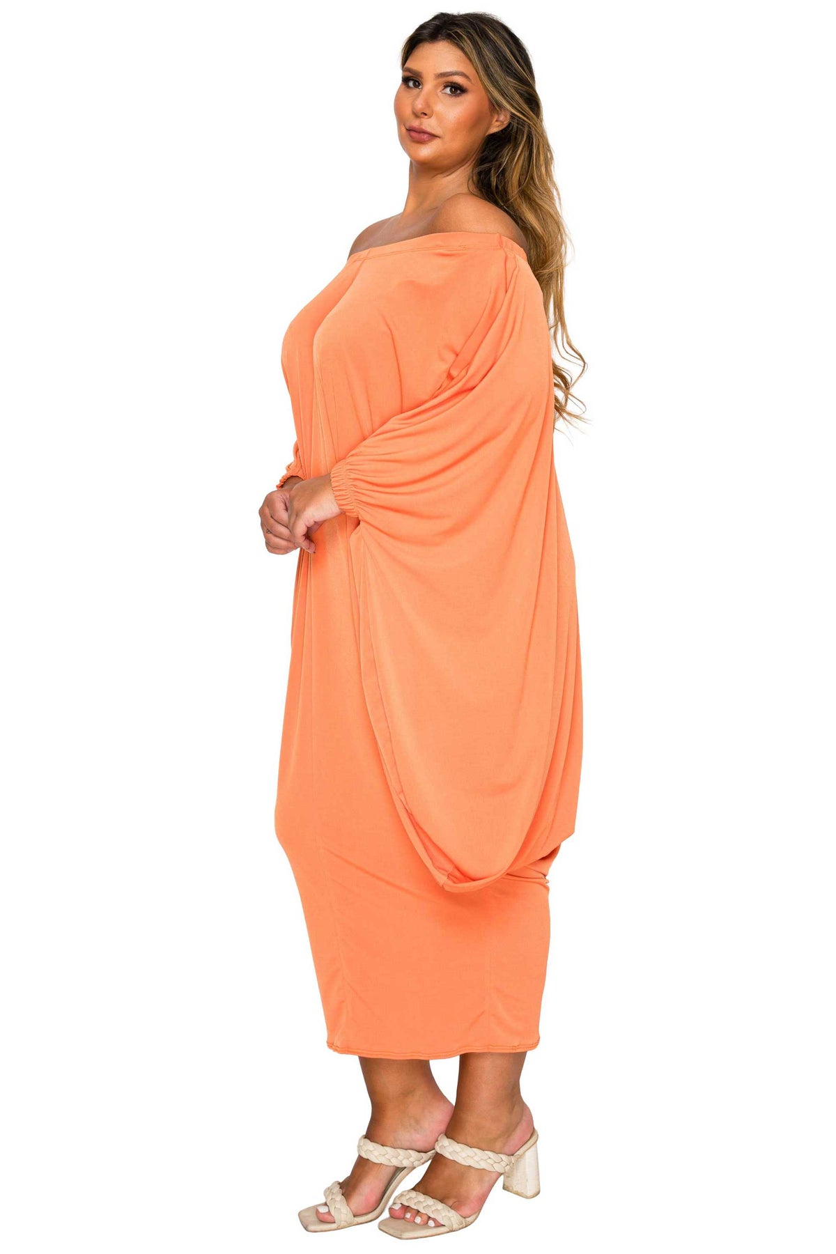 Eero Off Shoulder Taper Hem Dress