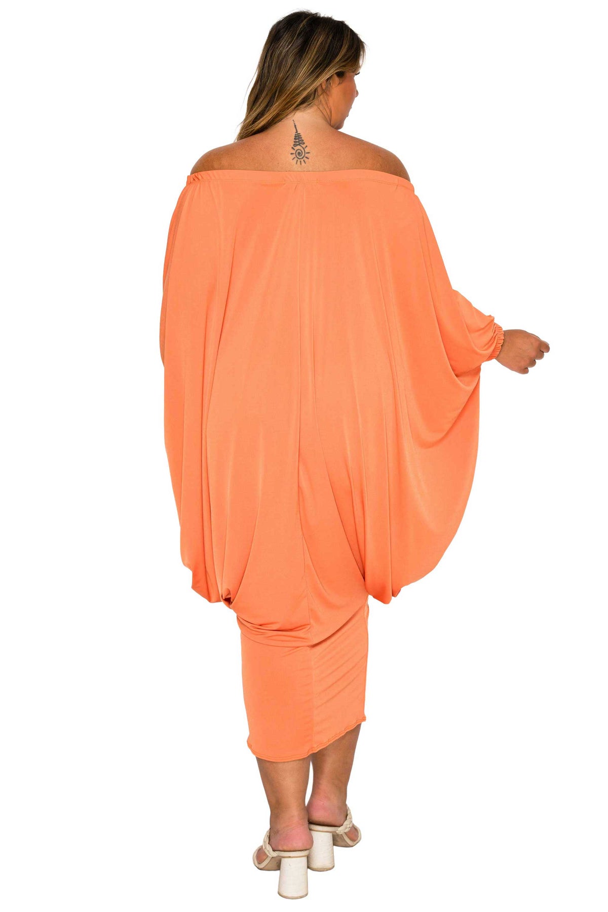 Eero Off Shoulder Taper Hem Dress