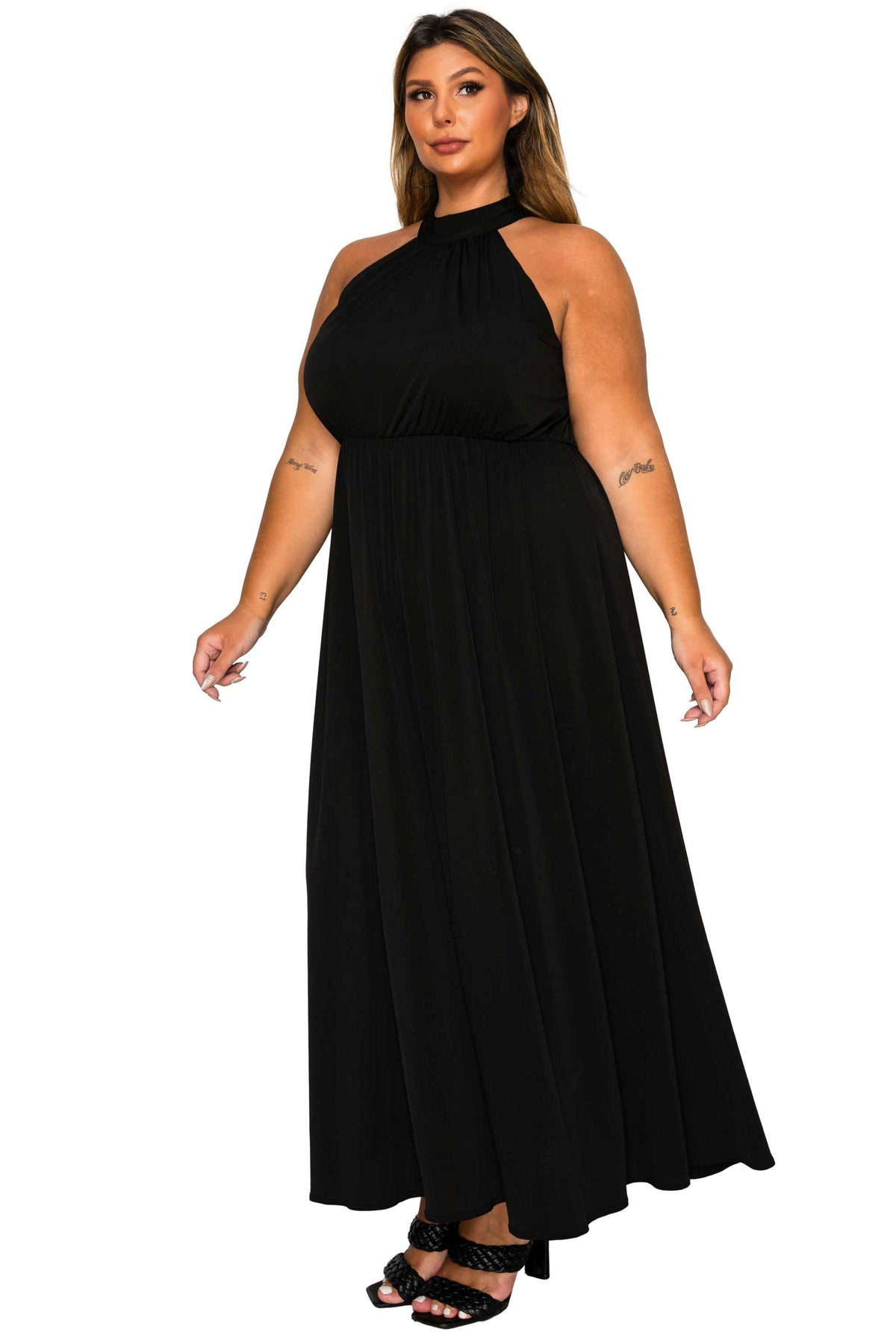 Cassia Halter Neck Dress