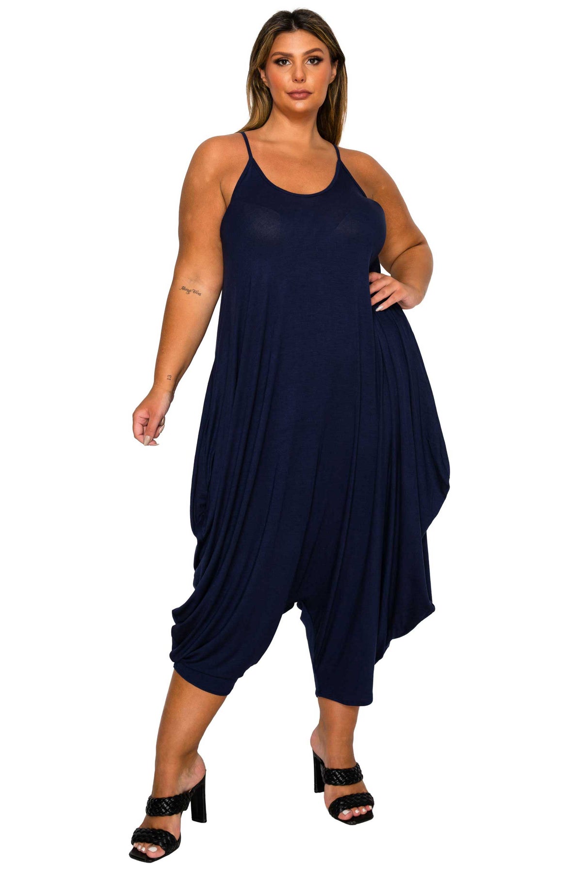 Quinn Pocket Tulip Bottom Jumpsuit