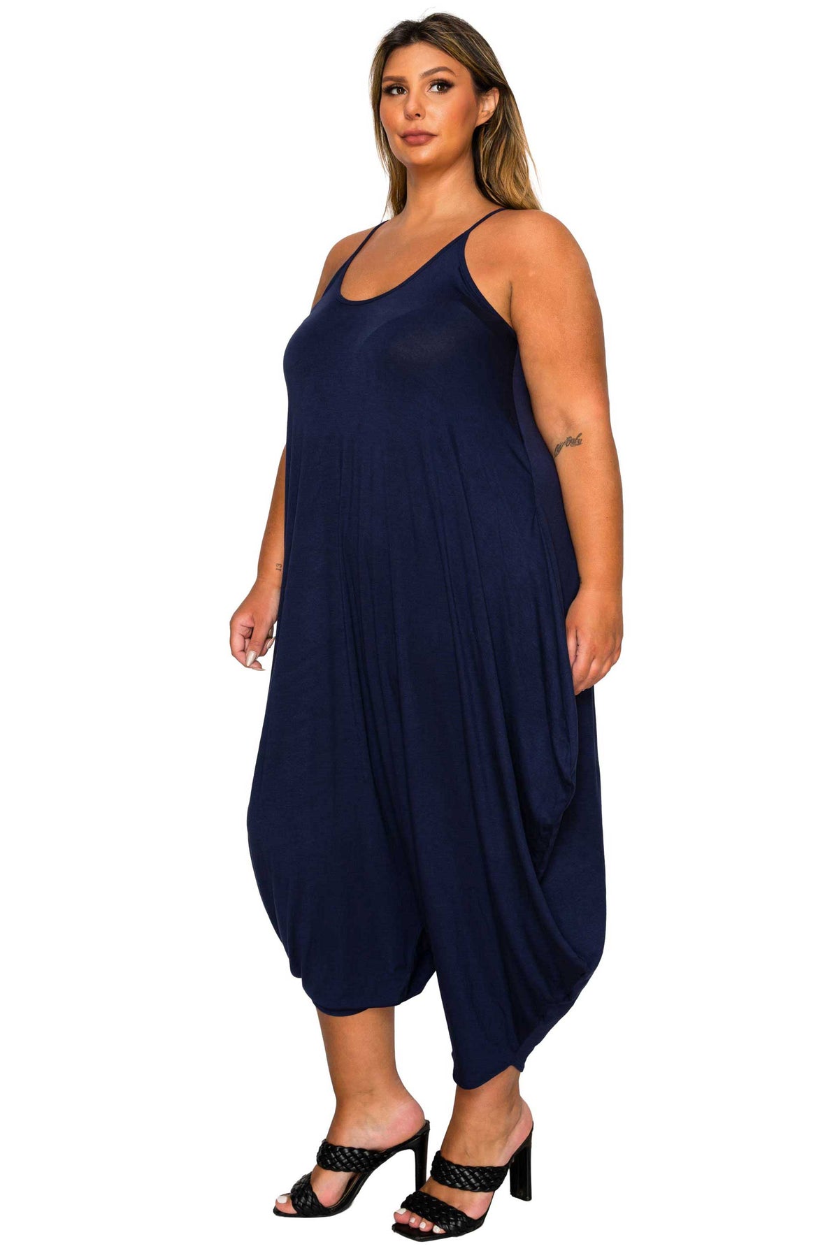 Quinn Pocket Tulip Bottom Jumpsuit