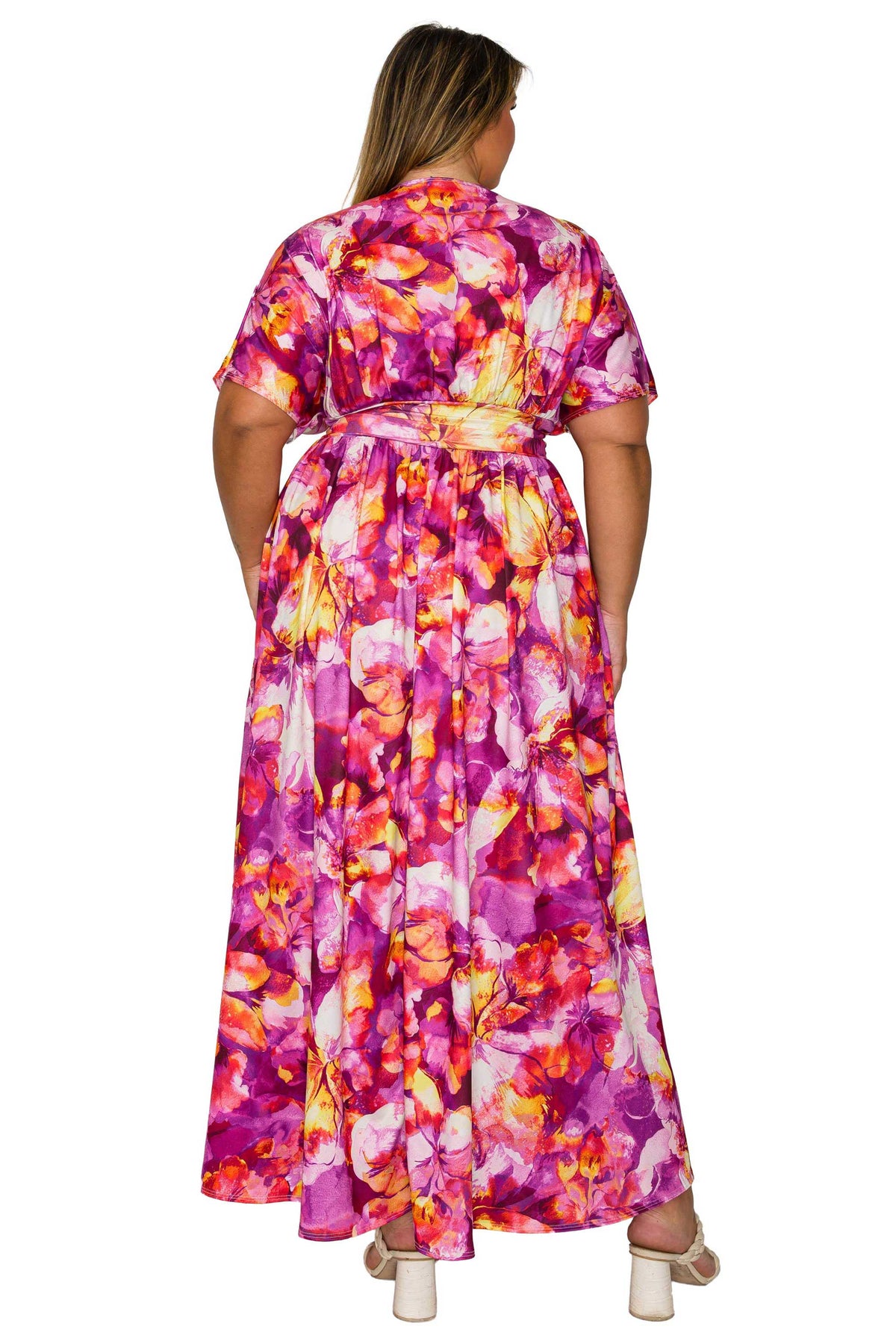 Minoa Floral Empire Waist Dress