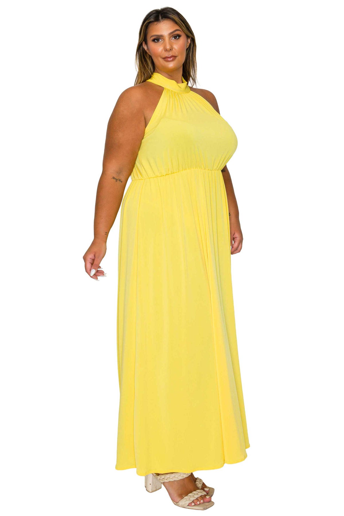 Cassia Halter Neck Dress