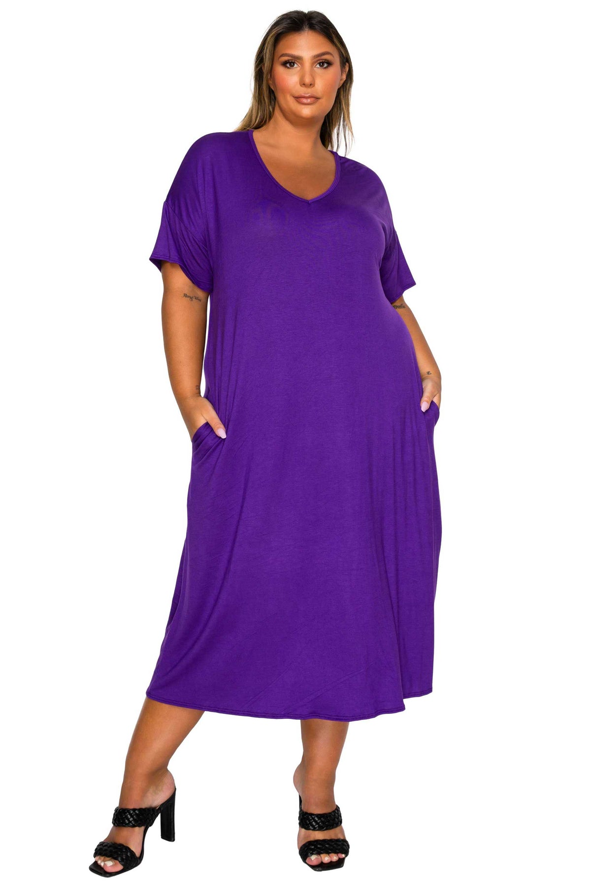 Olivia Pocket Midi Dress