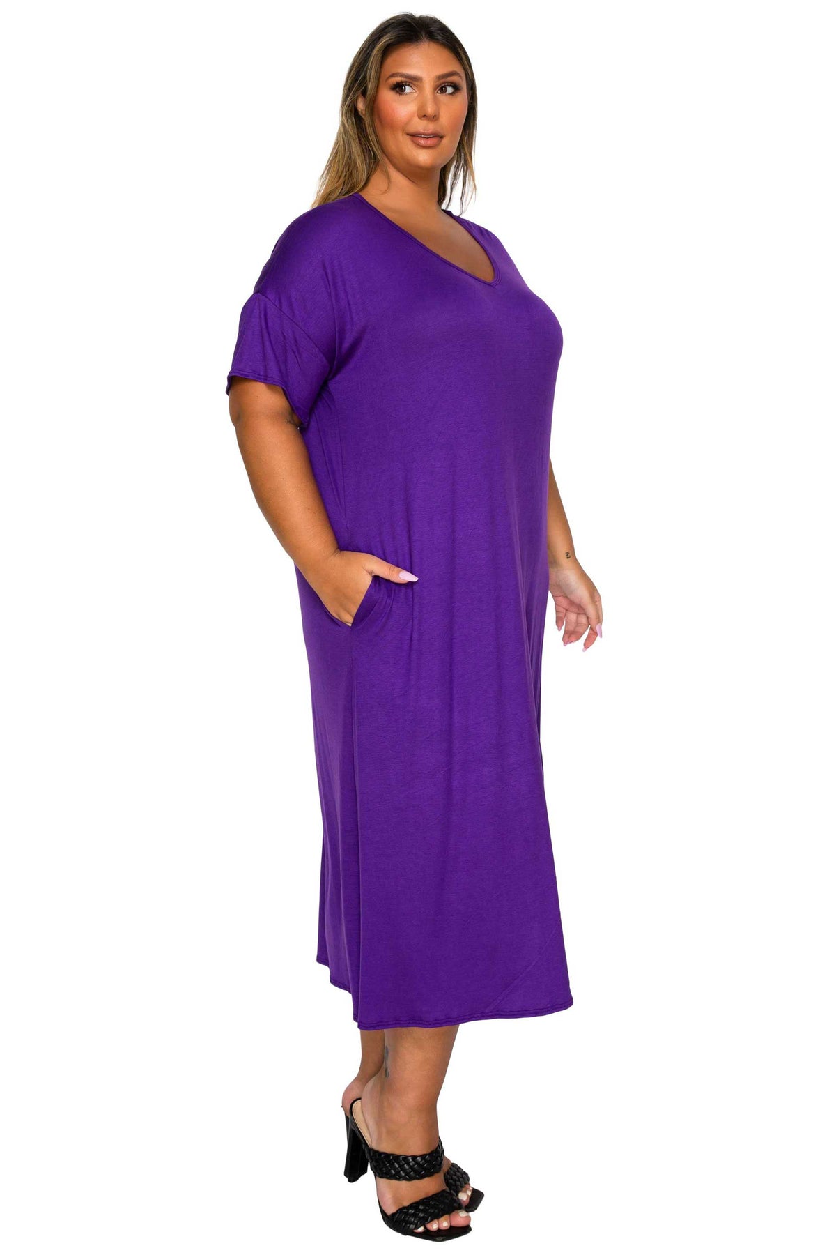 Olivia Pocket Midi Dress