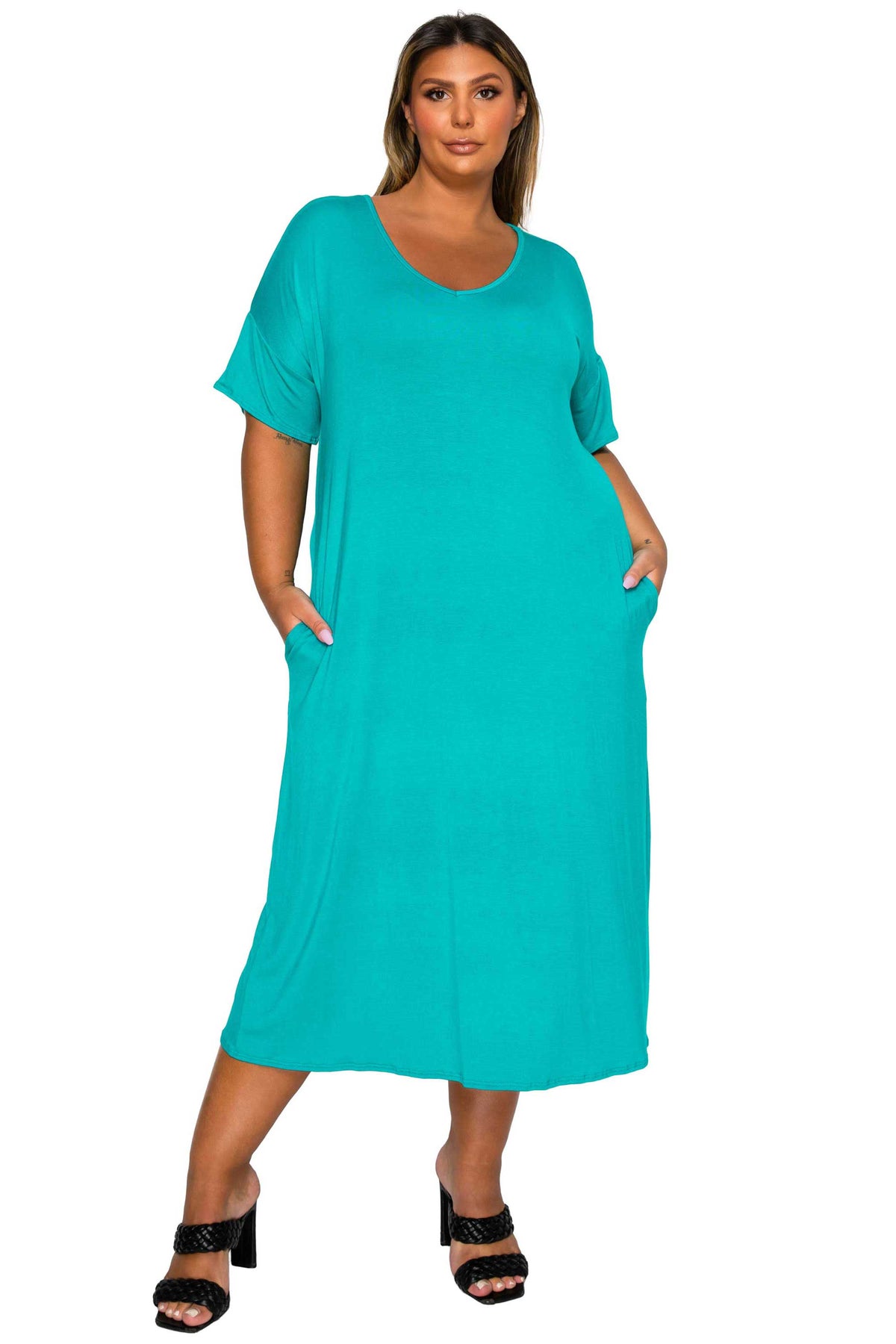 Olivia Pocket Midi Dress