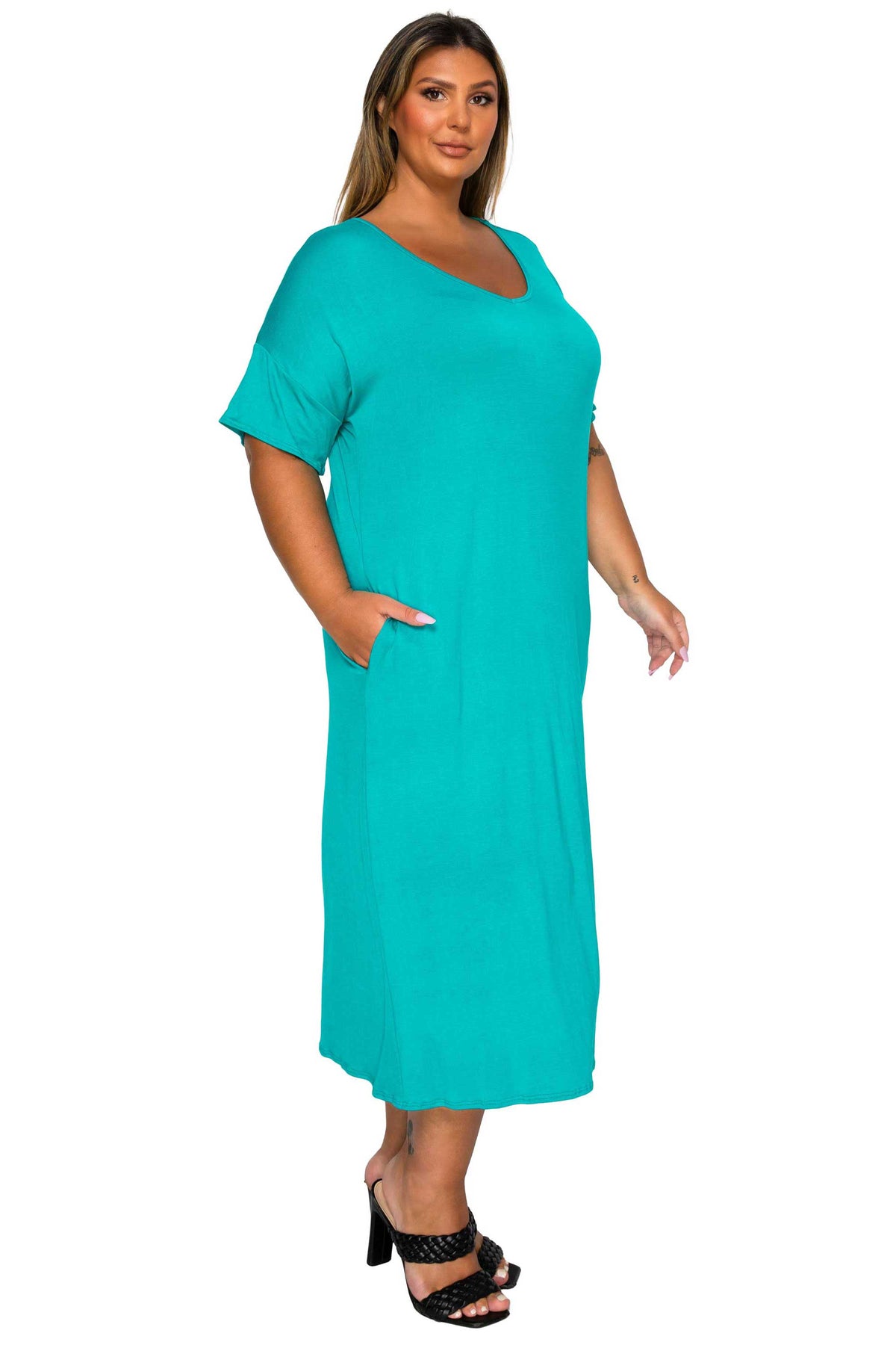 Olivia Pocket Midi Dress