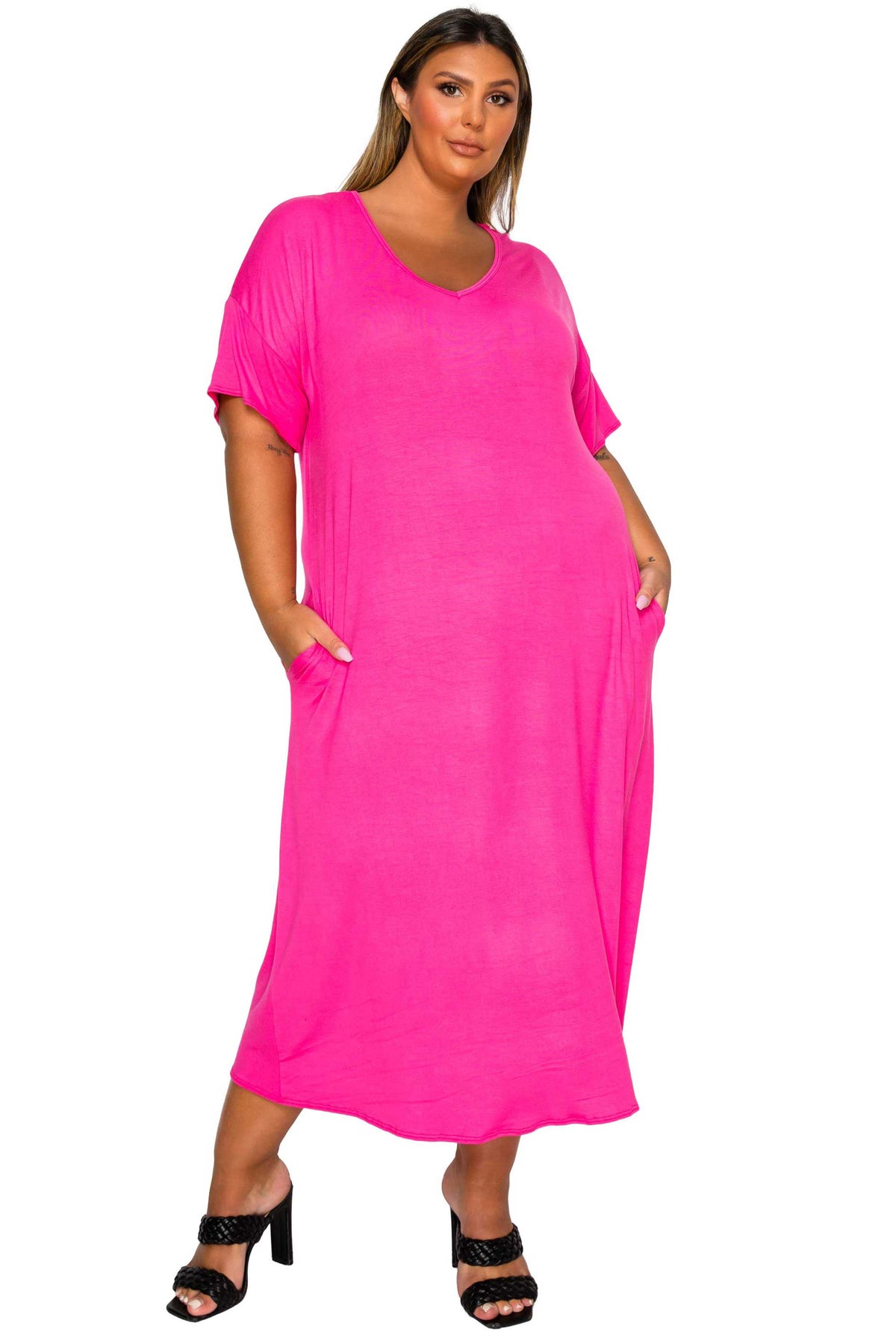 Olivia Pocket Midi Dress