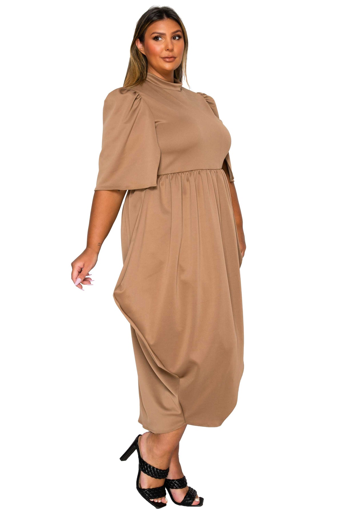 Aesira Tulip Hem Pocket Dress