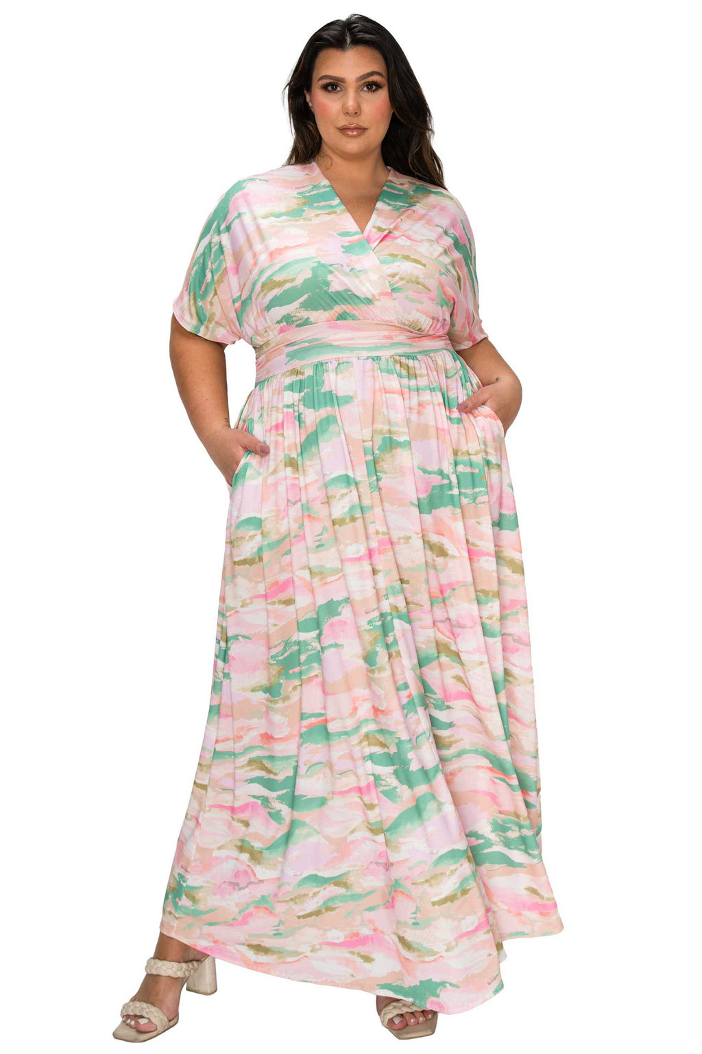 Women's Plus Size Reverie Empire Waist Dress – L I V D