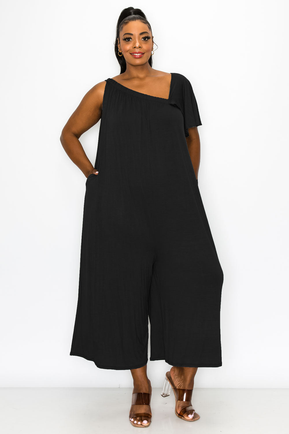Willow Wide-Legged Pocket Jumpsuit - L I V D