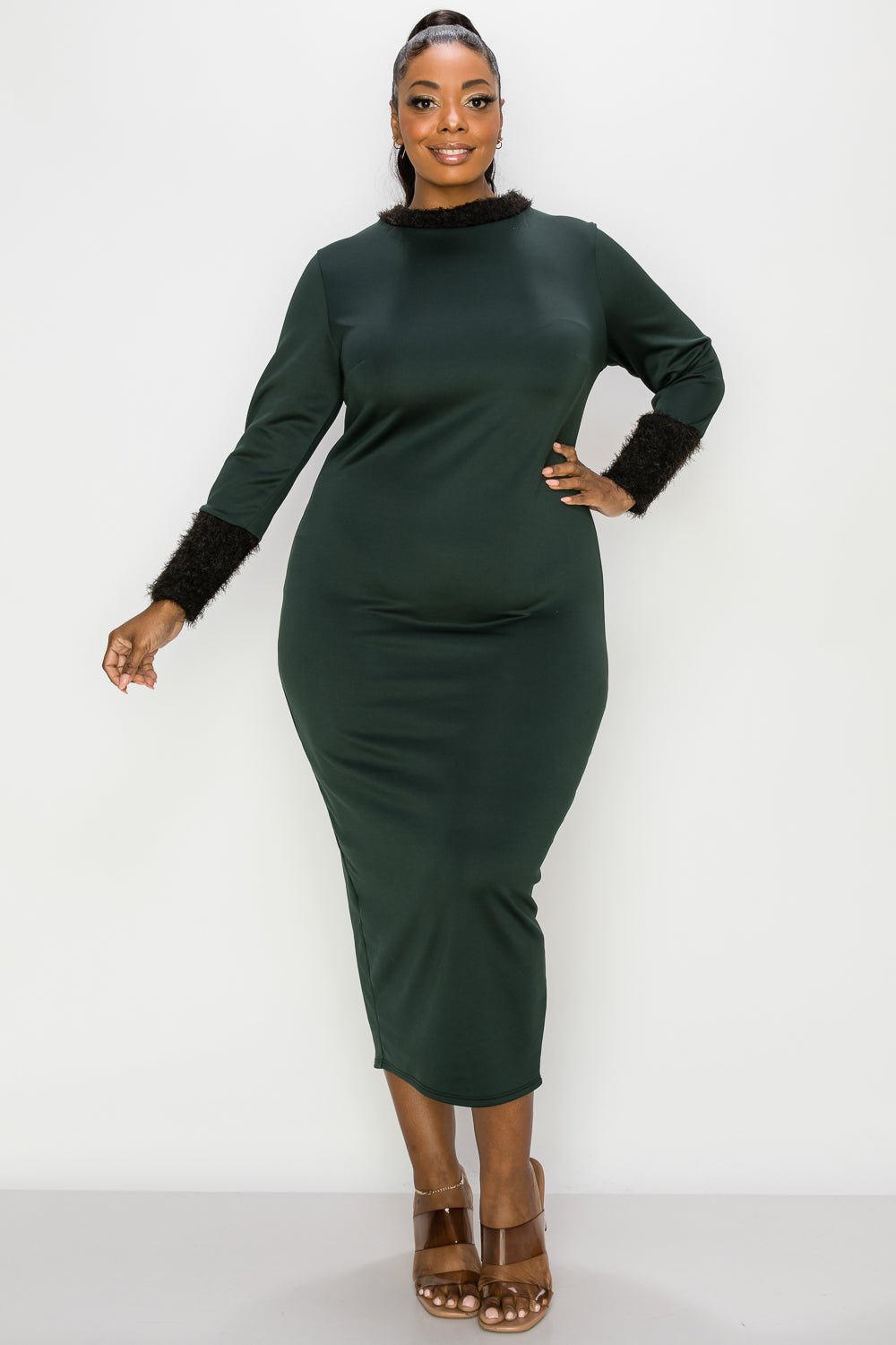 Kaia Feather Dress - L I V D