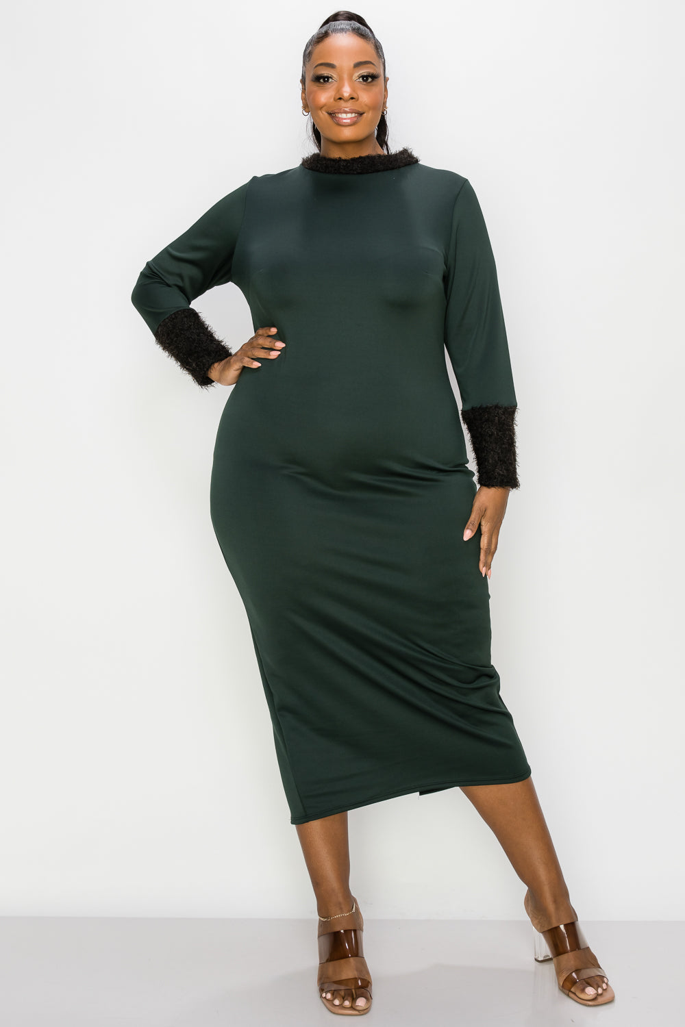 Kaia Feather Dress - L I V D