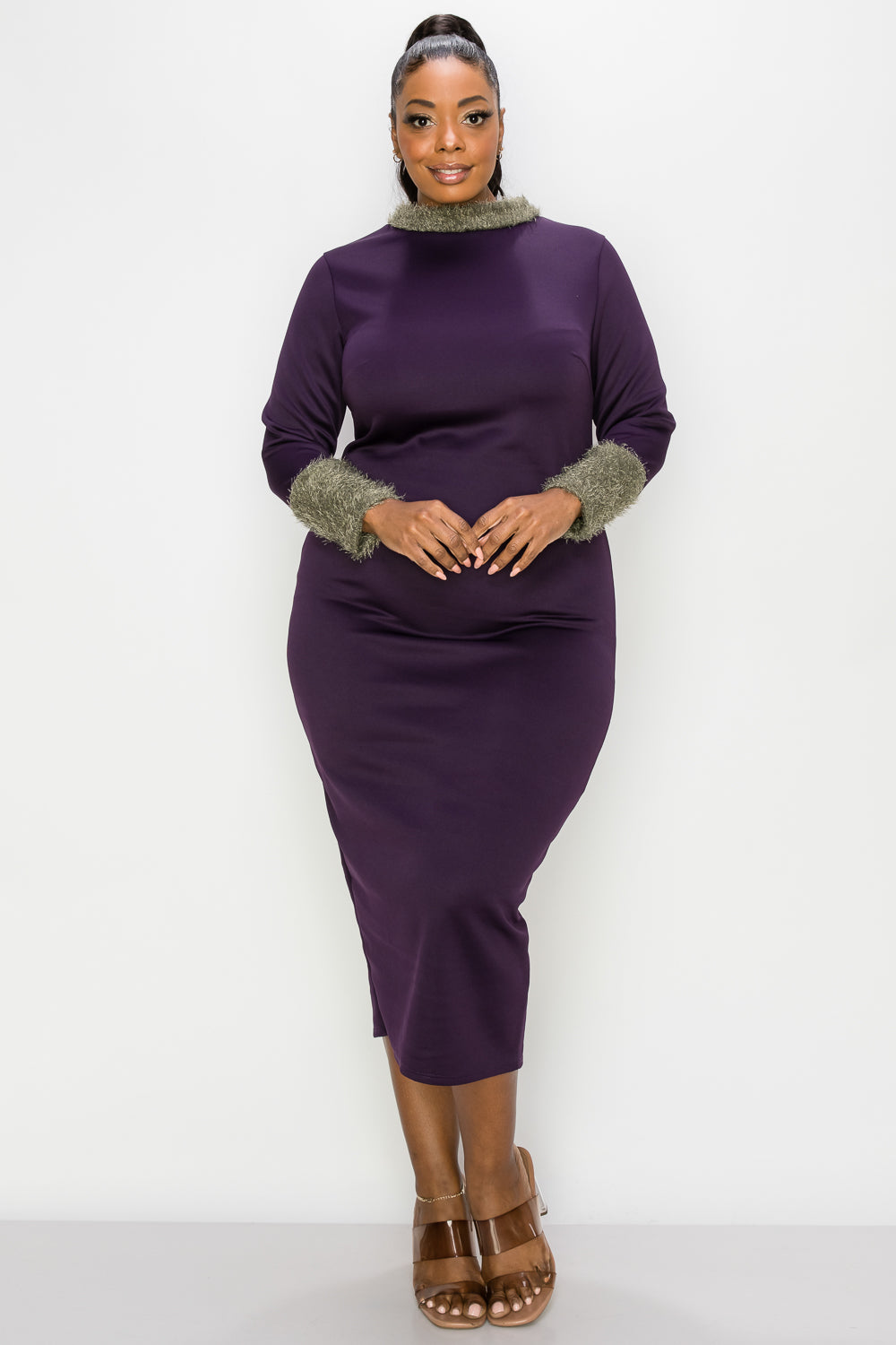 Kaia Feather Dress - L I V D