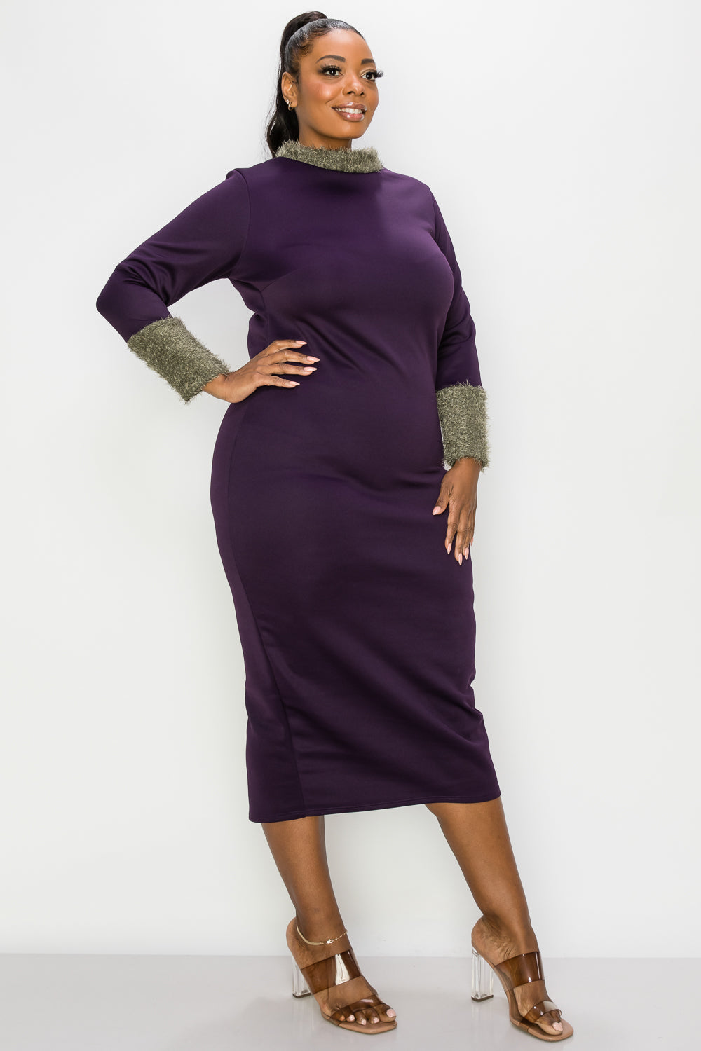 Kaia Feather Dress - L I V D