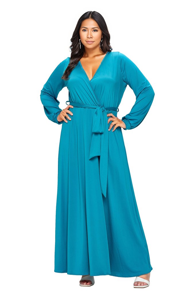 lush surplice maxi dress Lush Maxi Dress Sleeveless Surplice Neckline Pleated Plum Deep V Neck Purple S