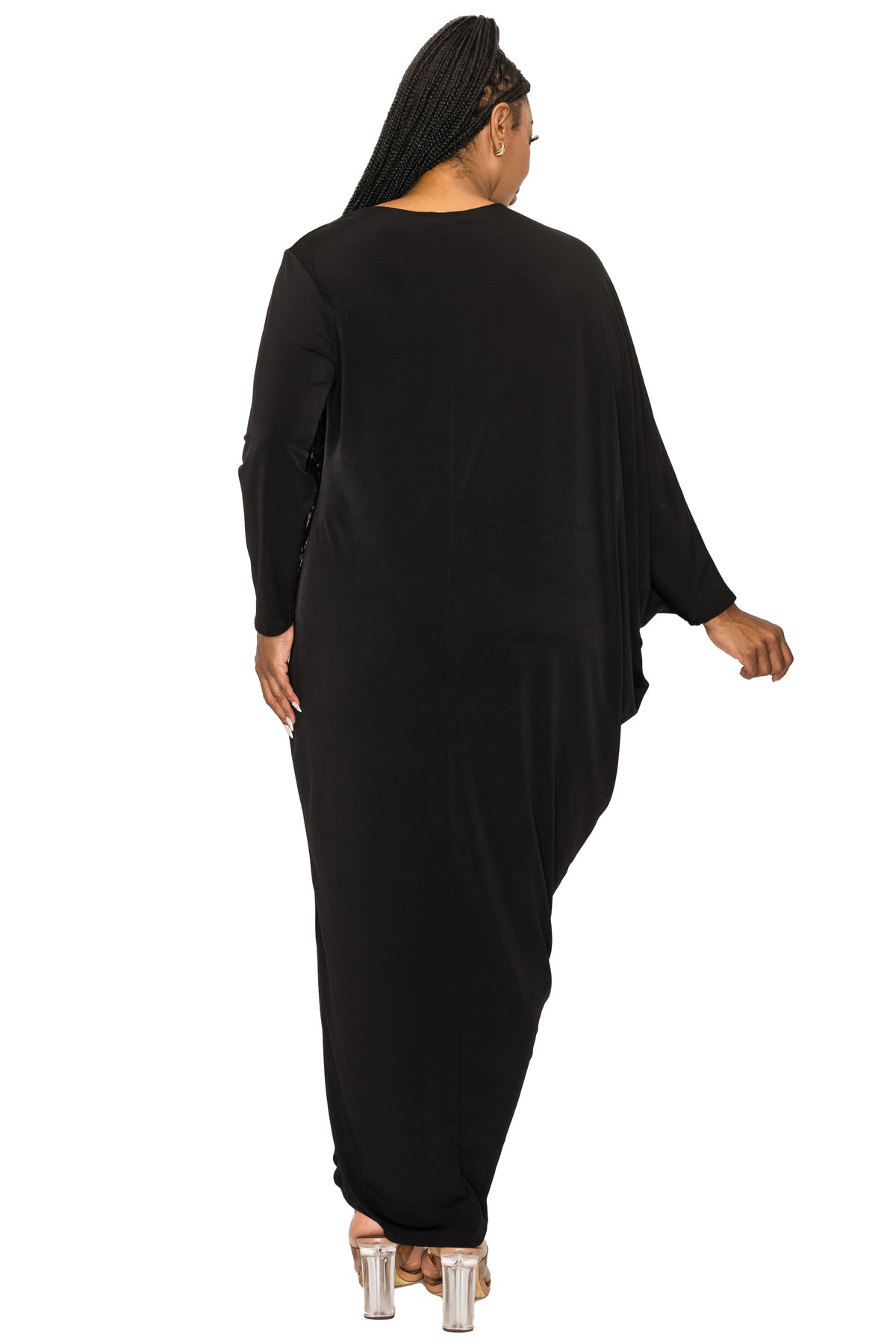 L I V D Plus Size Louella Asymmetrical Maxi Dress - Banana L I V D Plus Size Louella Asymmetrical Maxi Dress - Banana