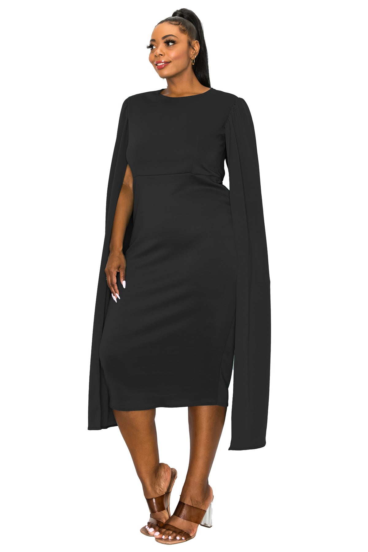 Naomi Cape Dress - L I V D