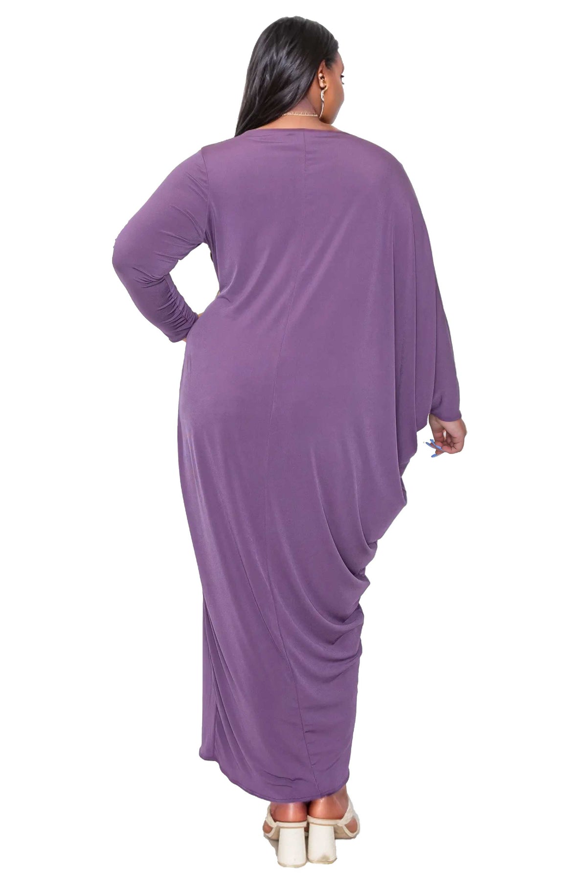 L I V D Plus Size Louella Asymmetrical Maxi Dress - Banana L I V D Plus Size Louella Asymmetrical Maxi Dress - Banana