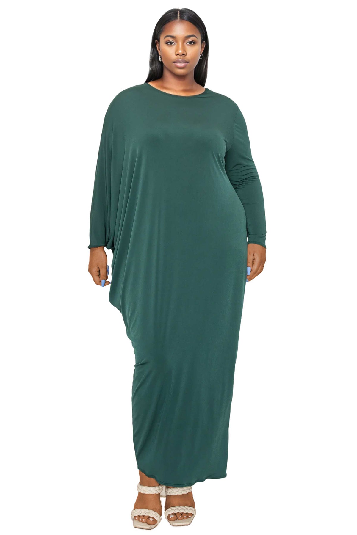 Louella Asymmetrical Maxi Dress L I V D Louella Asymmetrical Maxi Dress L I V D