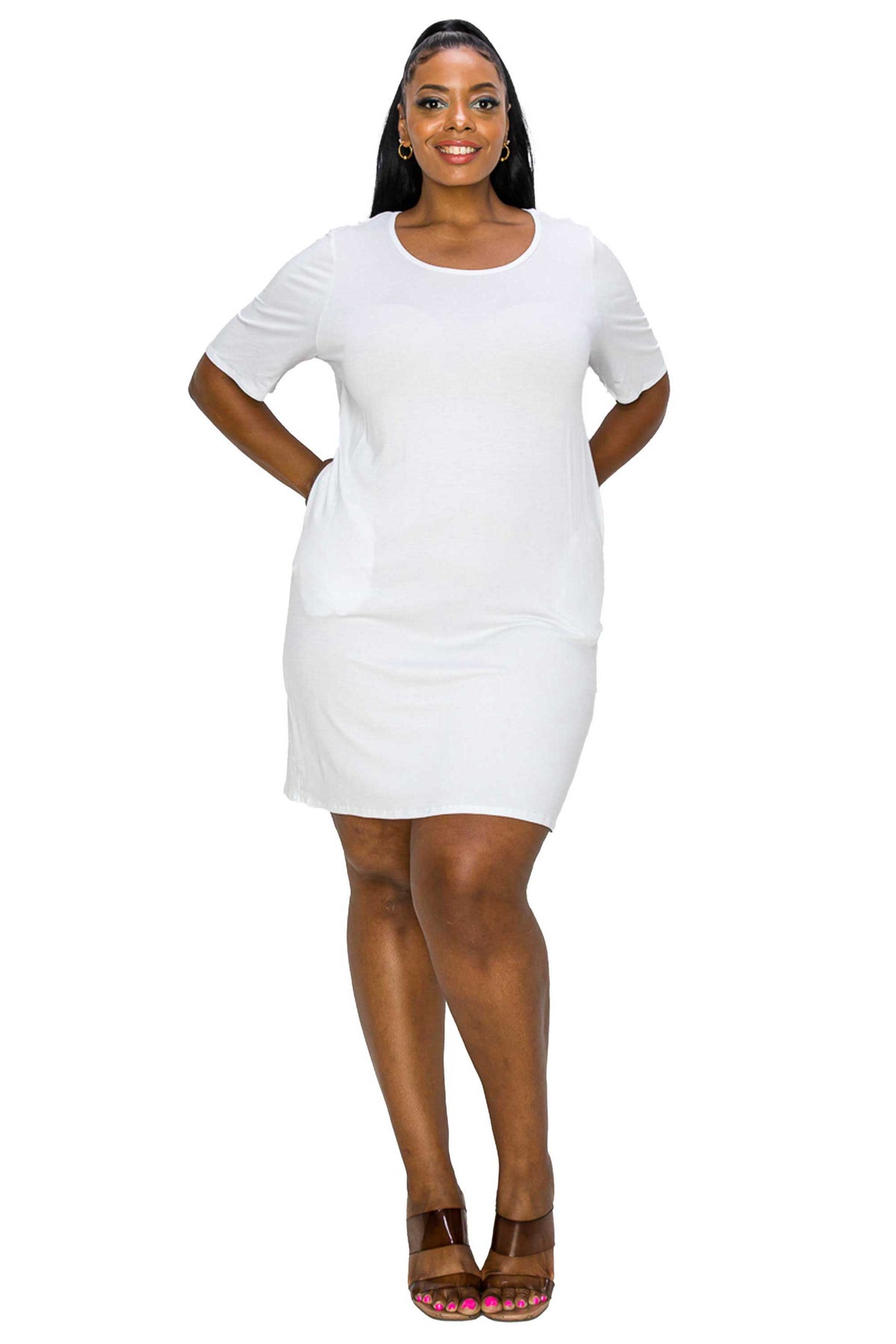 Emily Pocket T-Shirt Dress - L I V D