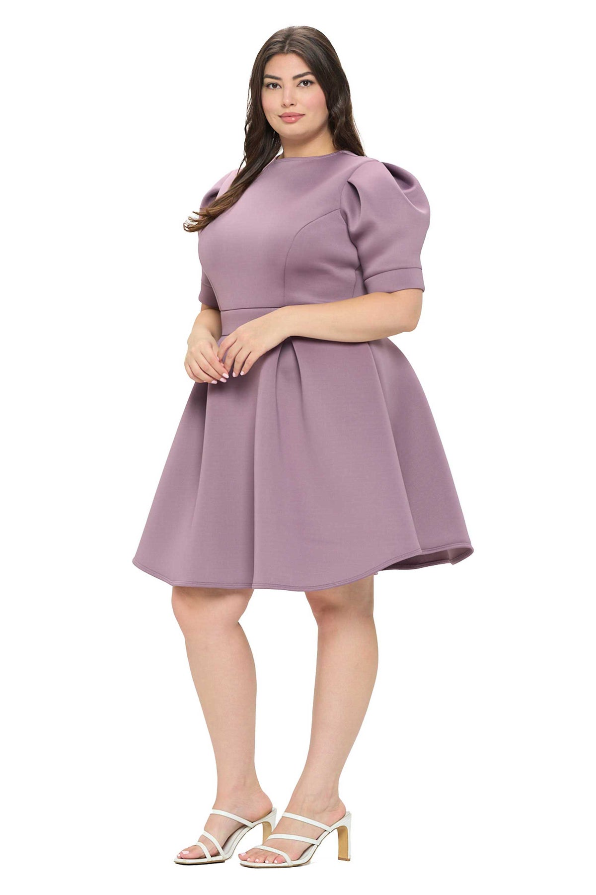 Lindsey Neoprene Flare Dress