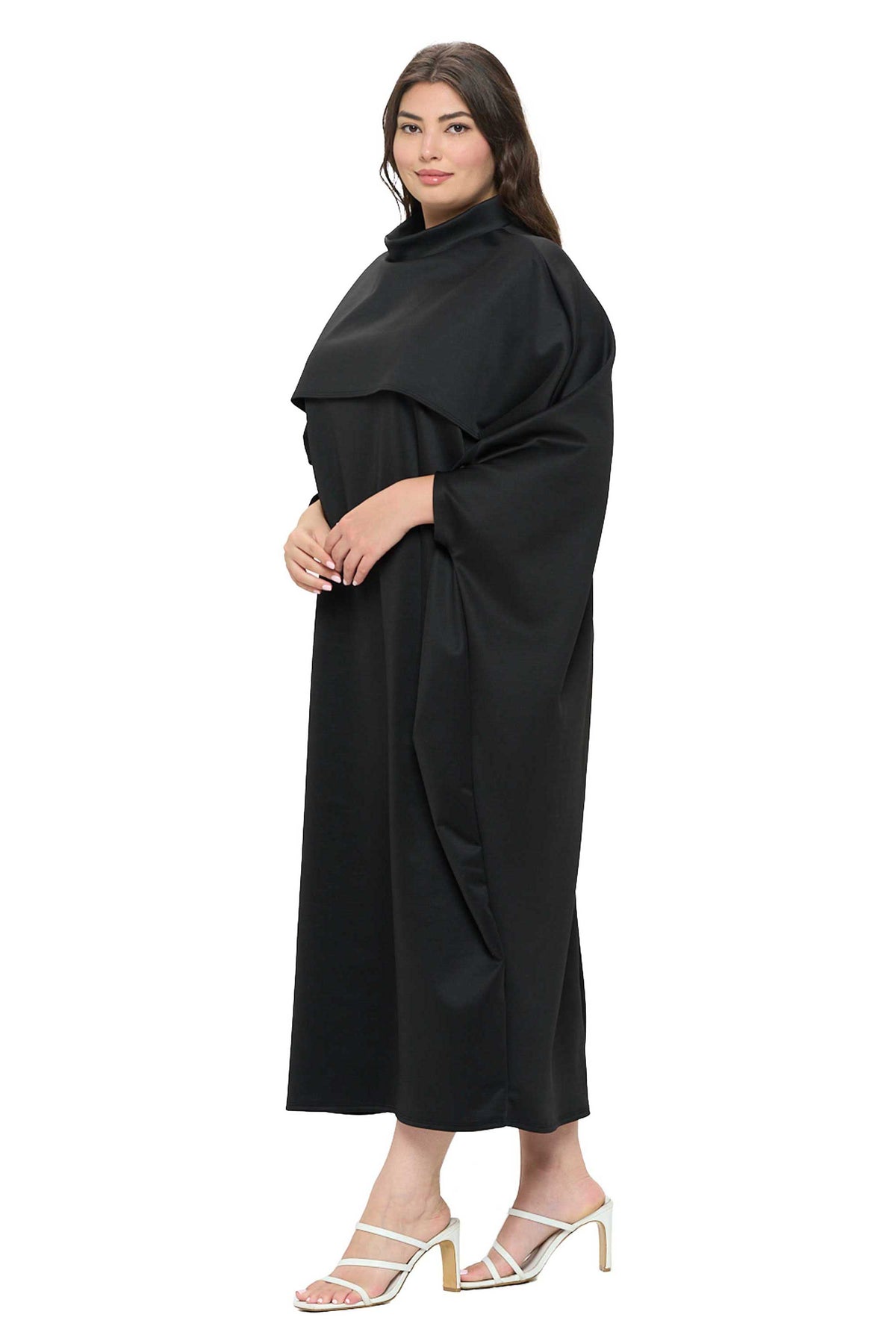 Potter Cape Kaftan Midi Dress