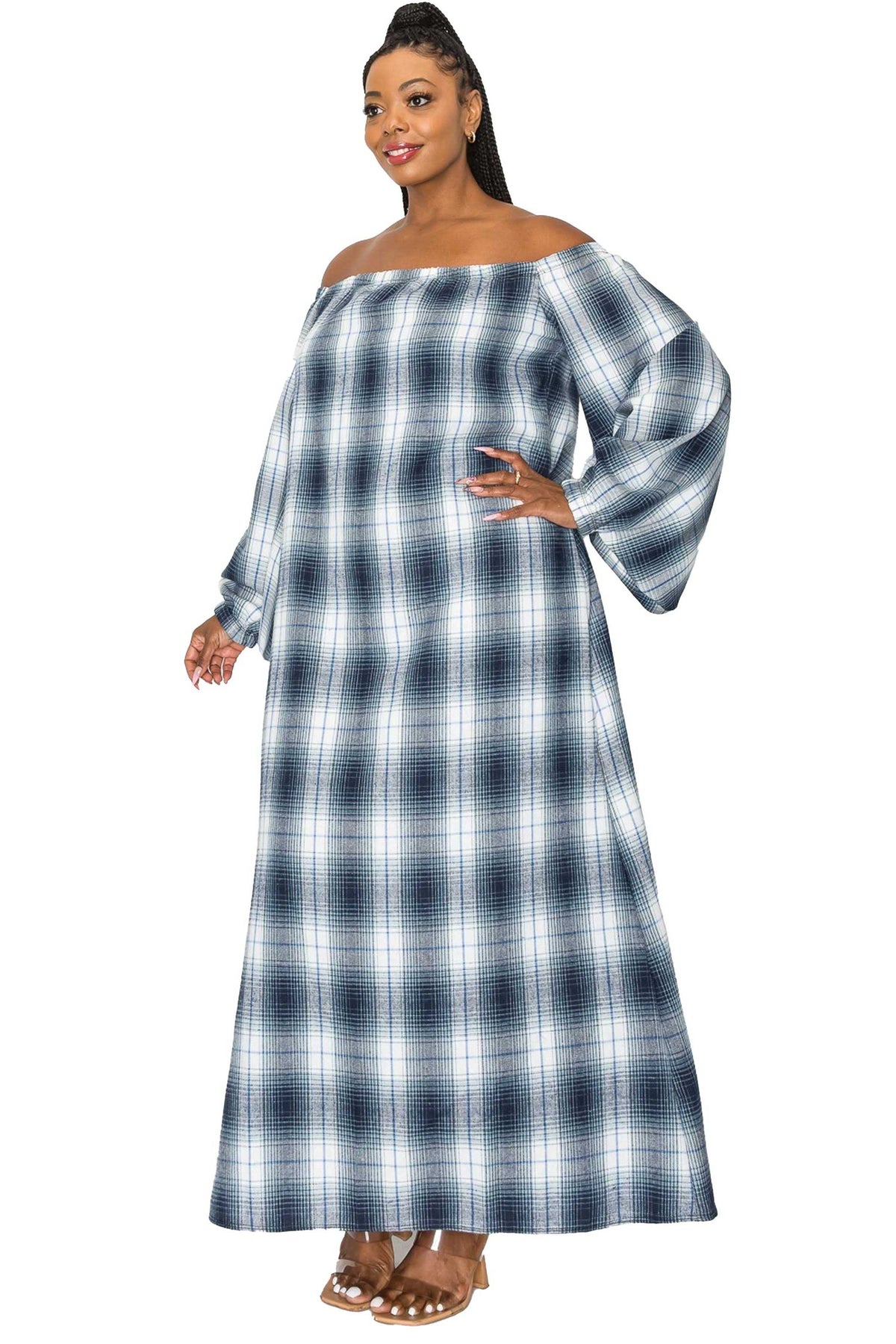 flannel dress maxi Lands End Women Shirtdress Red Flannel Plaid Maxi Dress Size XS 2-4 100 % Cotton