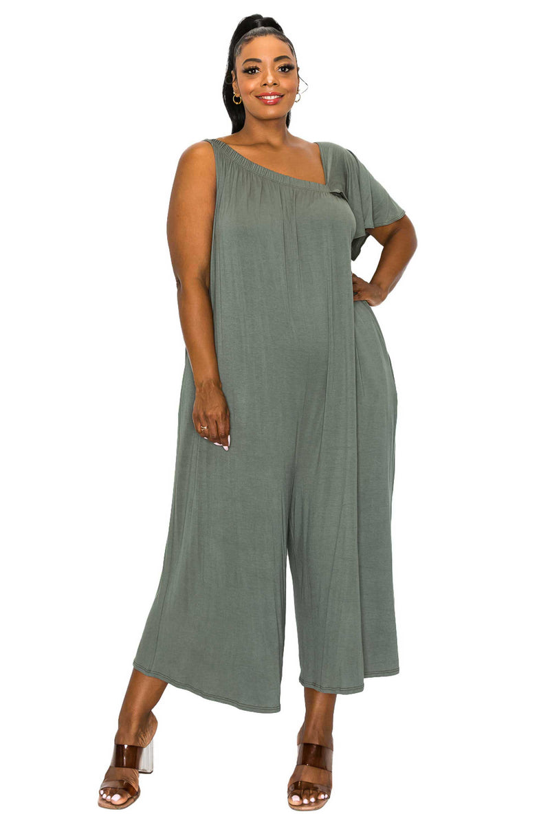 Willow Wide-Legged Pocket Jumpsuit - L I V D