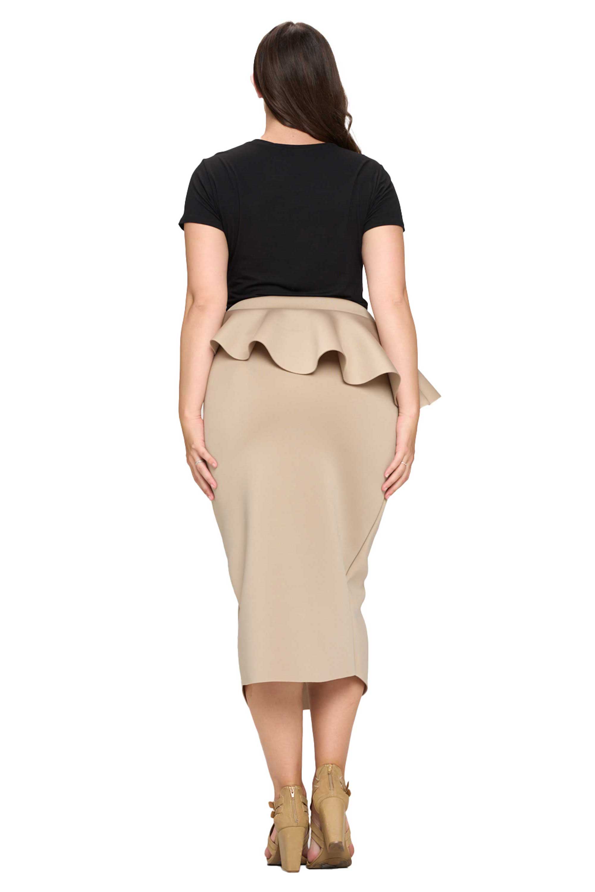 Peplum skirt xxl online