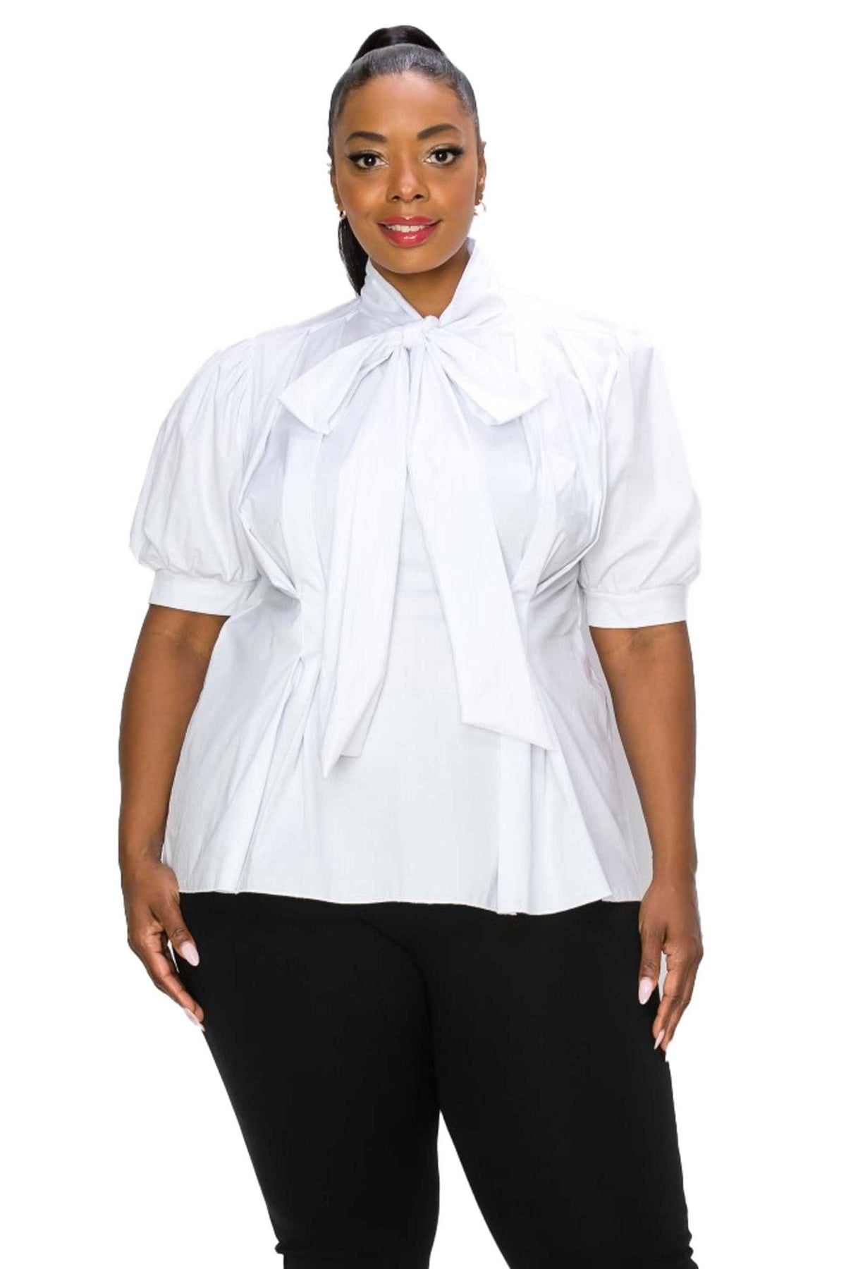 Ashlyn Ribbon Blouse - L I V D