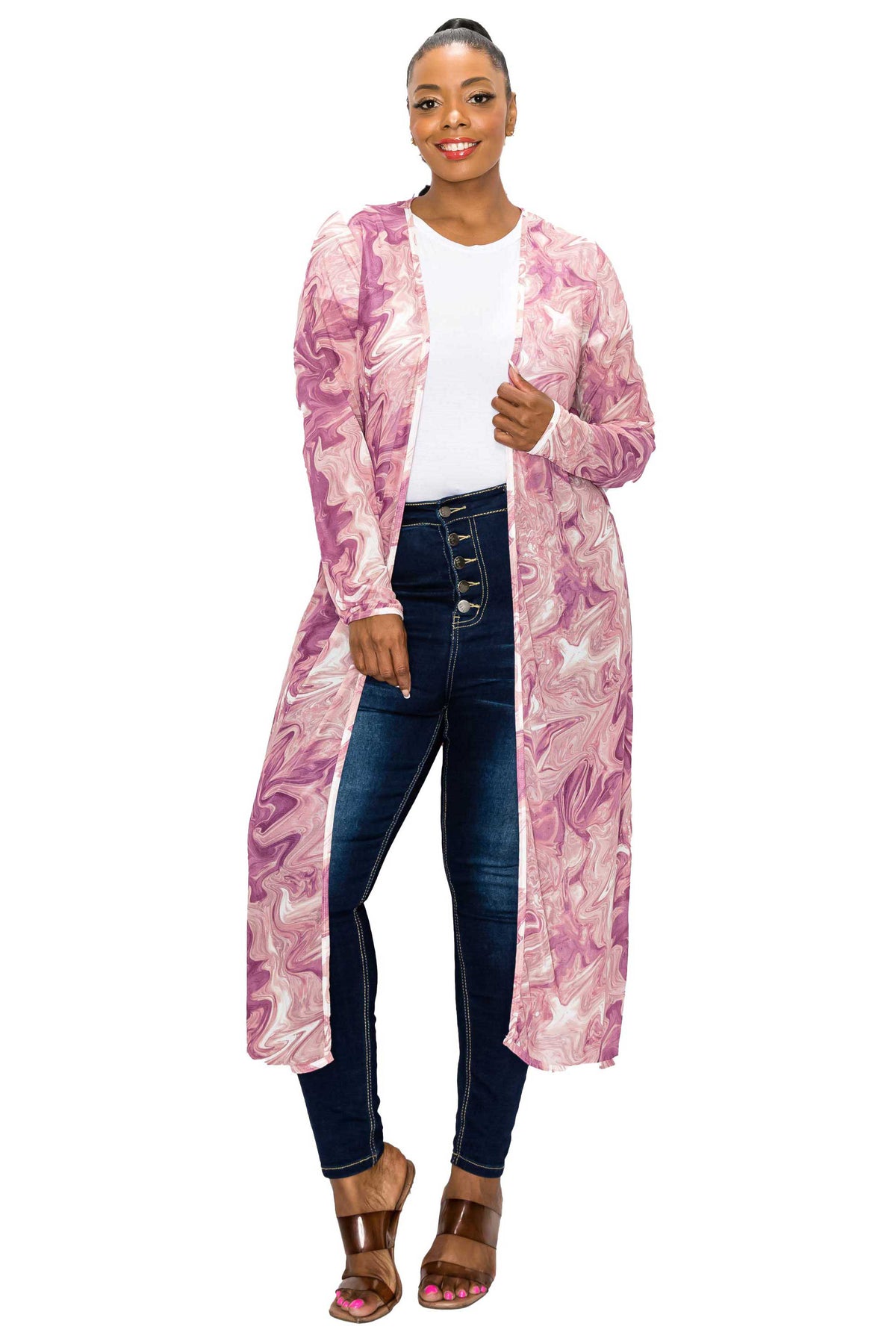 Vers Marble Sheer Duster - L I V D