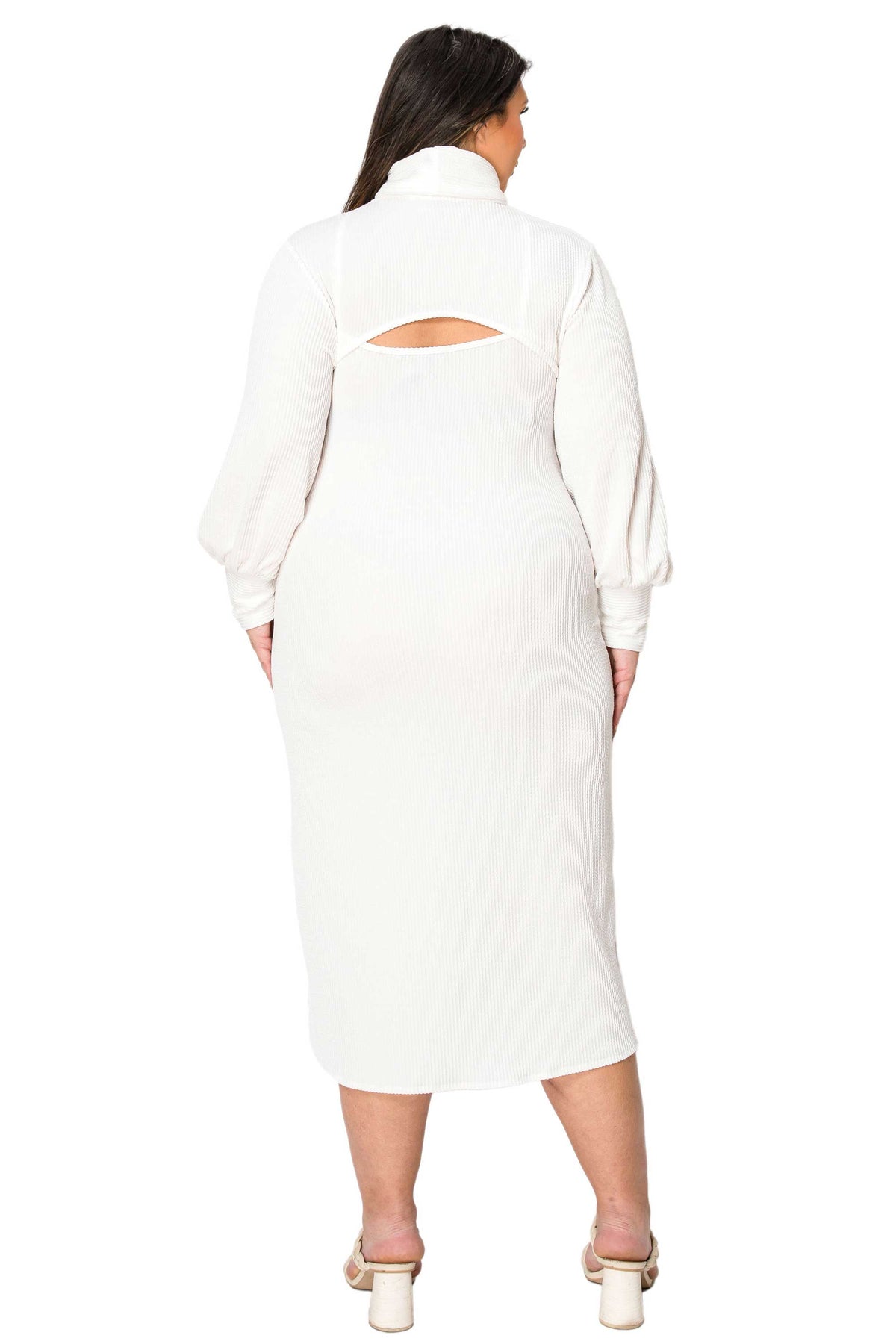 two piece sweater dress set Plus Size Aster Two Piece Sweater Dress Set – L I V D