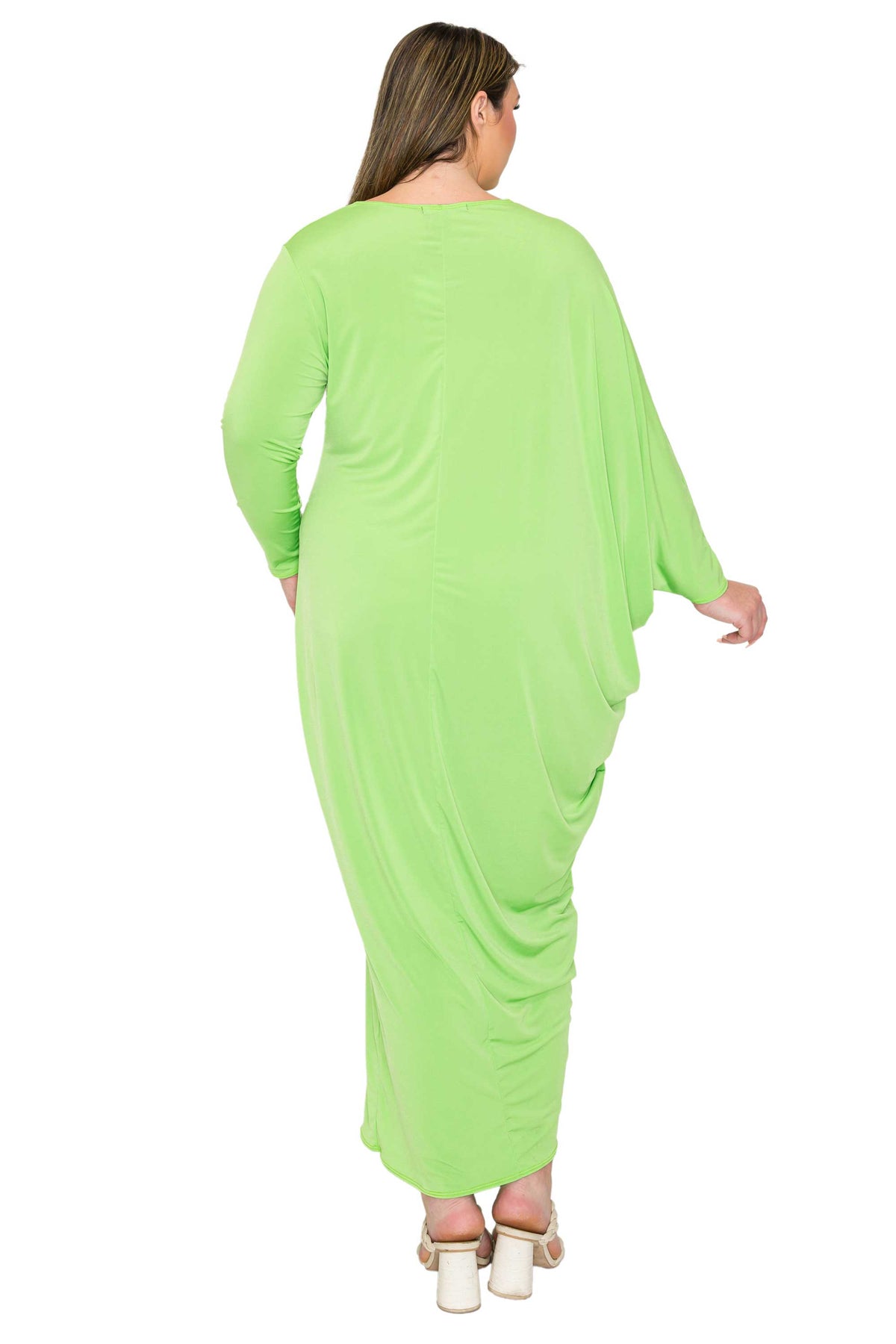 L I V D Plus Size Louella Asymmetrical Maxi Dress - Banana L I V D Plus Size Louella Asymmetrical Maxi Dress - Banana