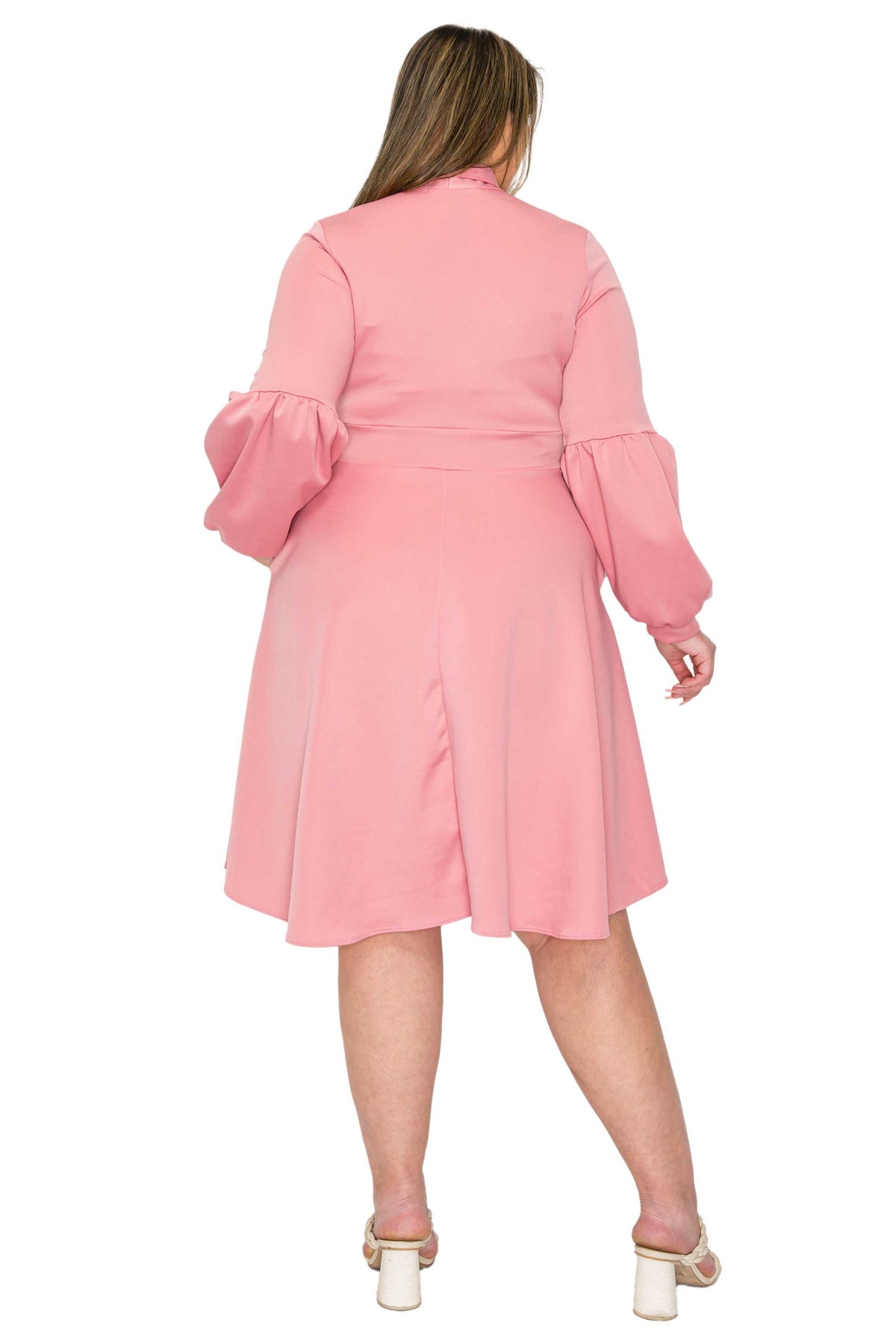 L I V D Women's Plus Size Bekah Flare Pocket Dress - Dark Eggplant L I V D Women's Plus Size Bekah Flare Pocket Dress - Dark Eggplant