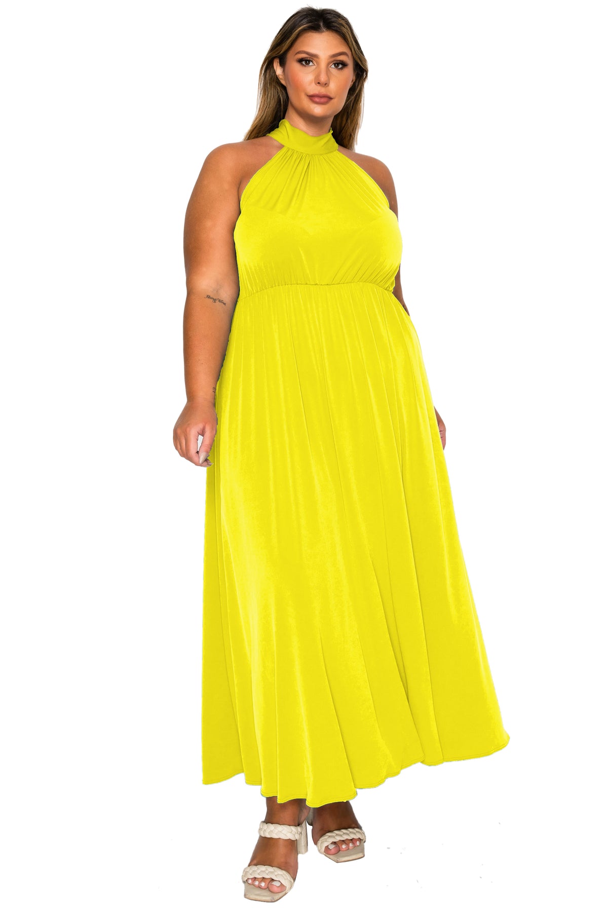 Cassia Halter Neck Dress