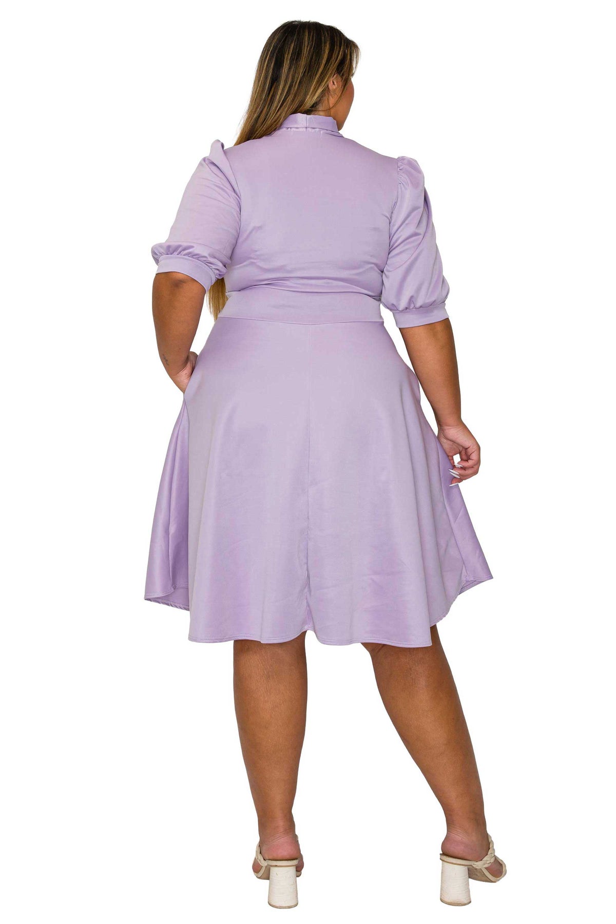 Carina Donna Flare Dress w/ Pockets