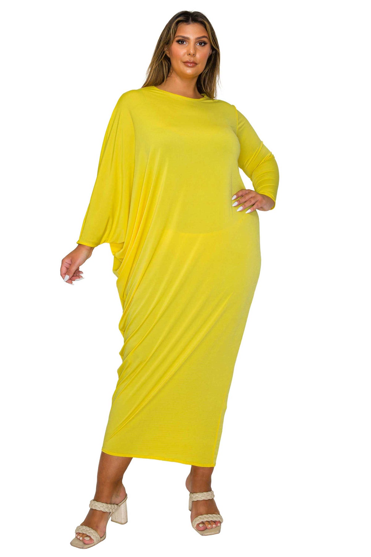 Louella Asymmetrical Maxi Dress L I V D Louella Asymmetrical Maxi Dress L I V D