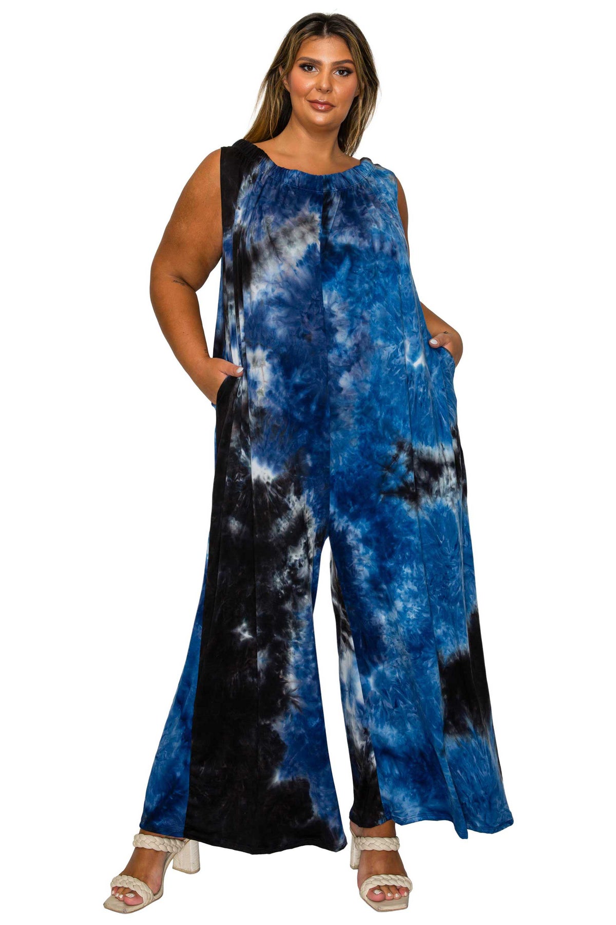 Pax Tie Dye Pocket Jumpsuit