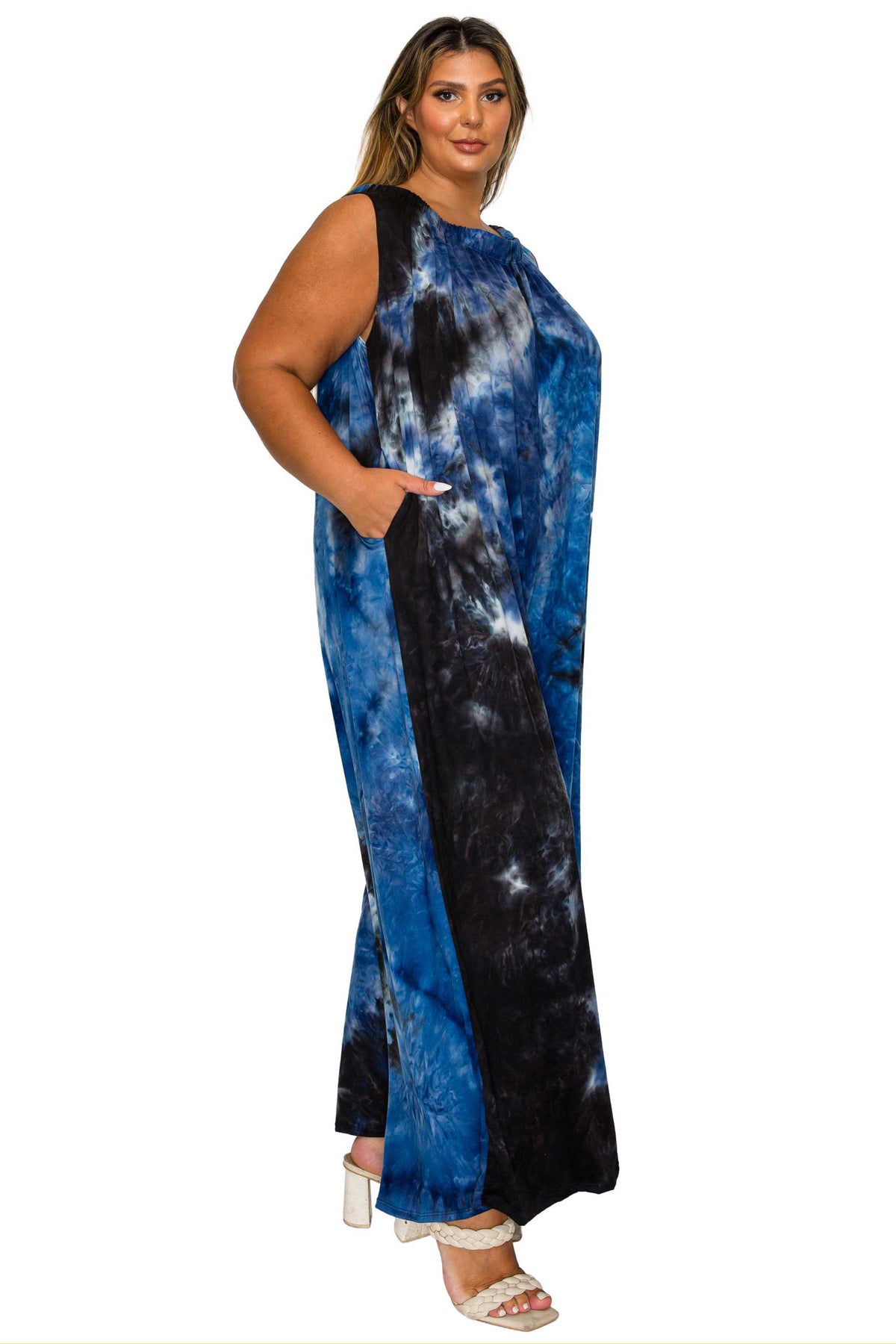 Pax Tie Dye Pocket Jumpsuit