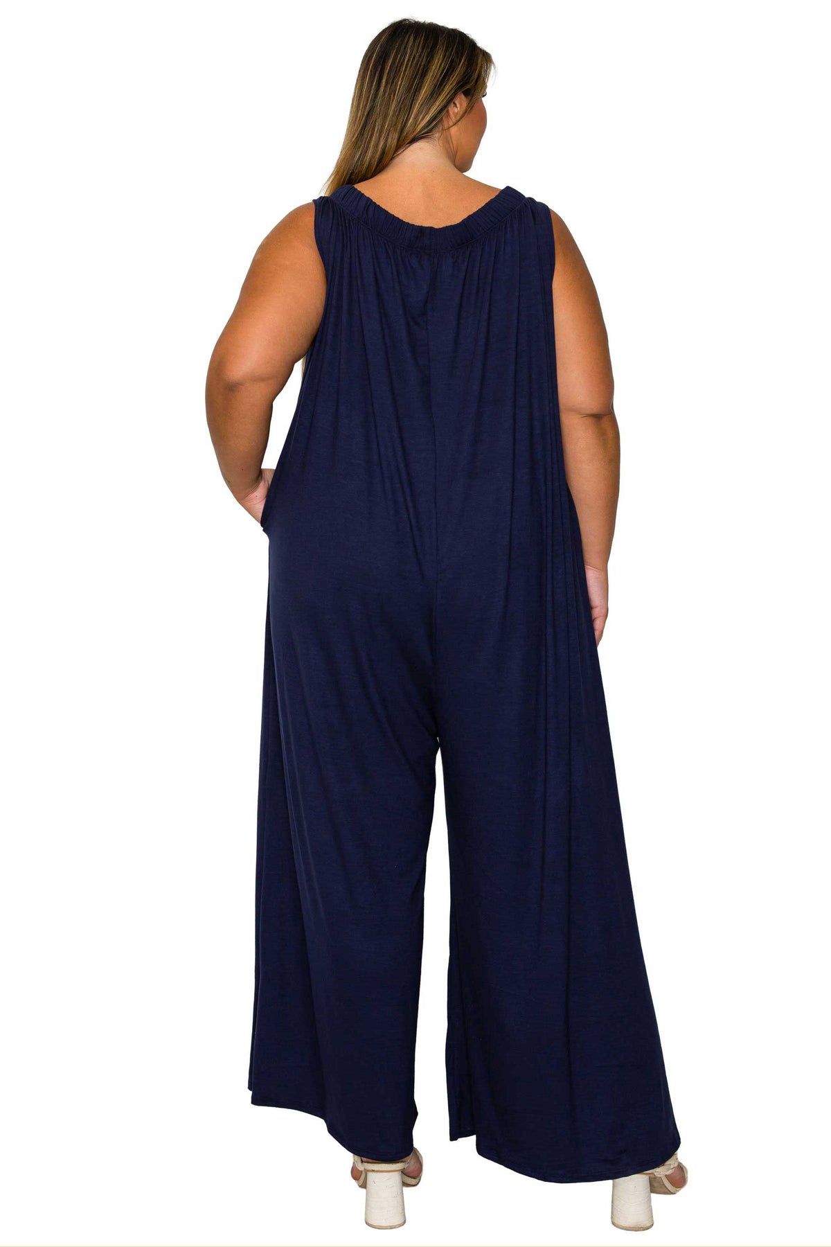 Olson Wide Leg Pocket Jumpsuit