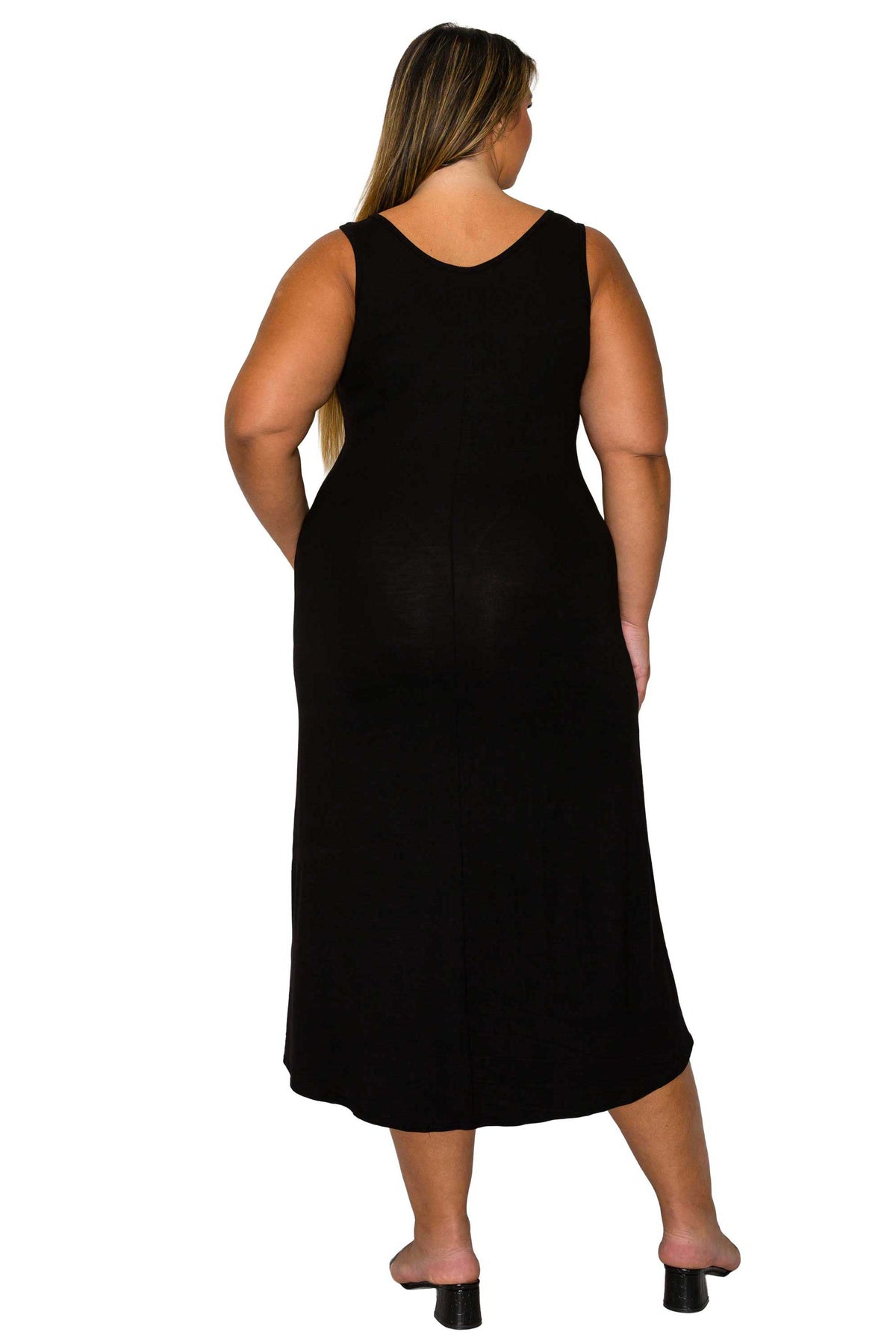 L I V D Women's Plus Size Mellie Tank Dress - Navy L I V D Women's Plus Size Mellie Tank Dress - Navy