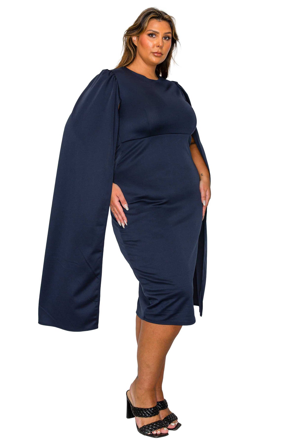 Naomi Cape Dress